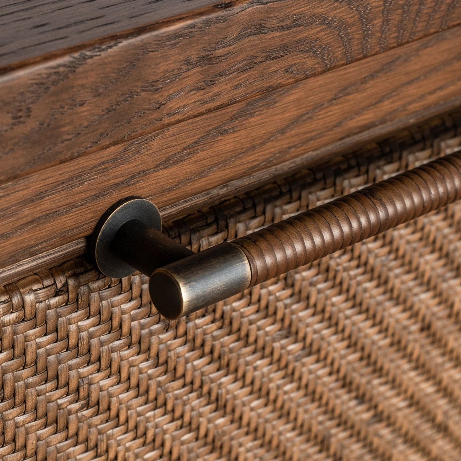 Interlude Home Marsh Walnut Large Bedside Chest