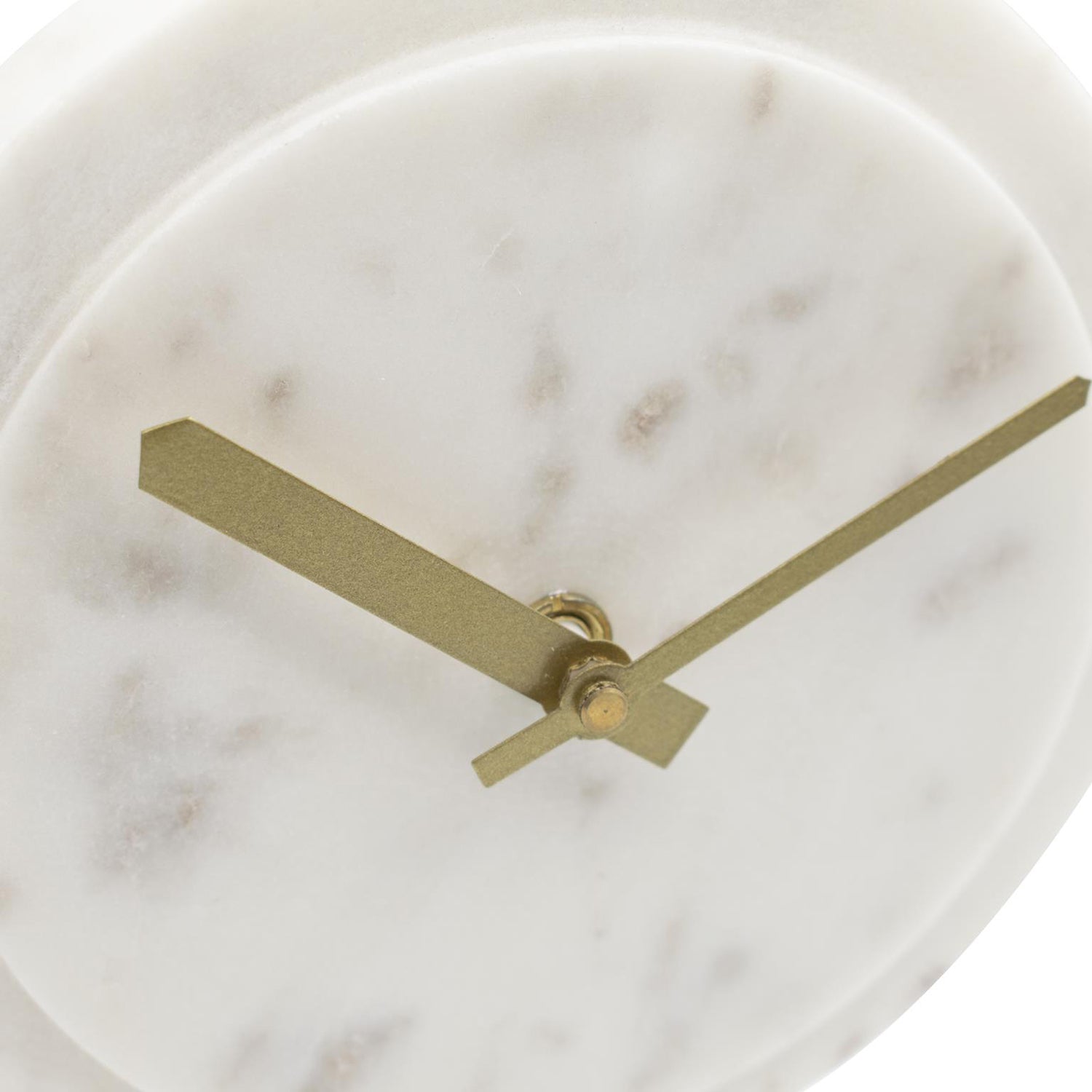 Piero White Marble Clock