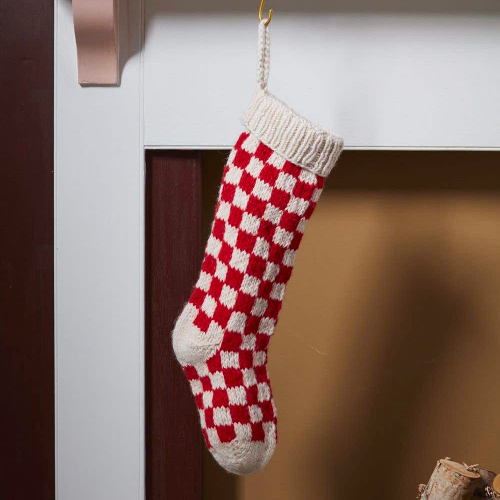 Damier Christmas Stocking