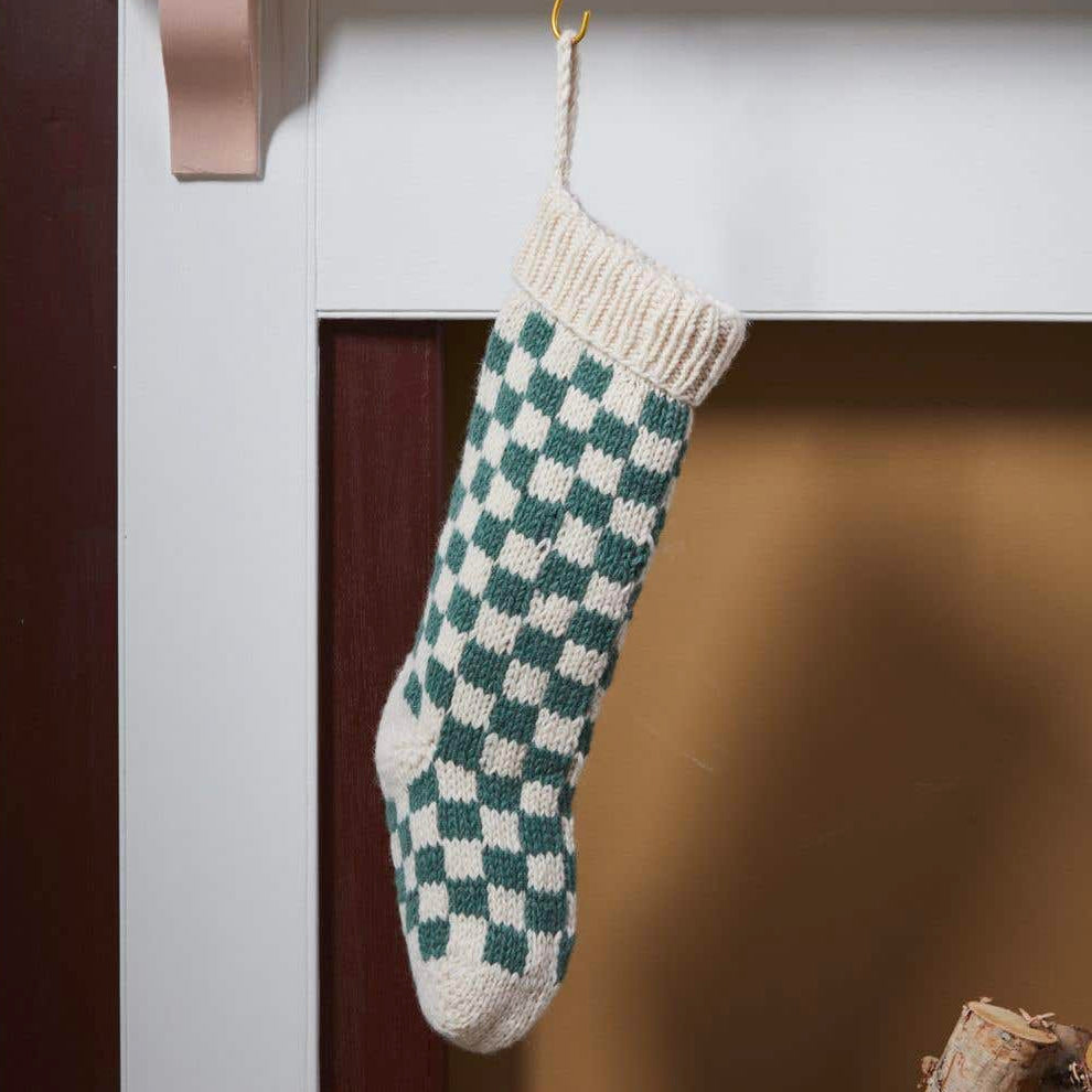 Damier Christmas Stocking