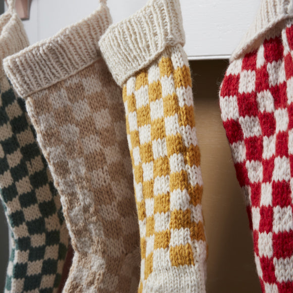 Damier Christmas Stocking