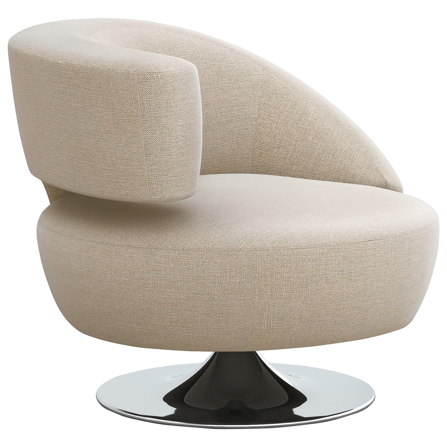 Interlude Home Isabella Swivel Chair
