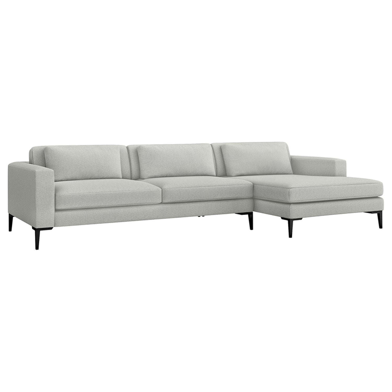 Interlude Home Izzy Right Chaise Sectional Sofa