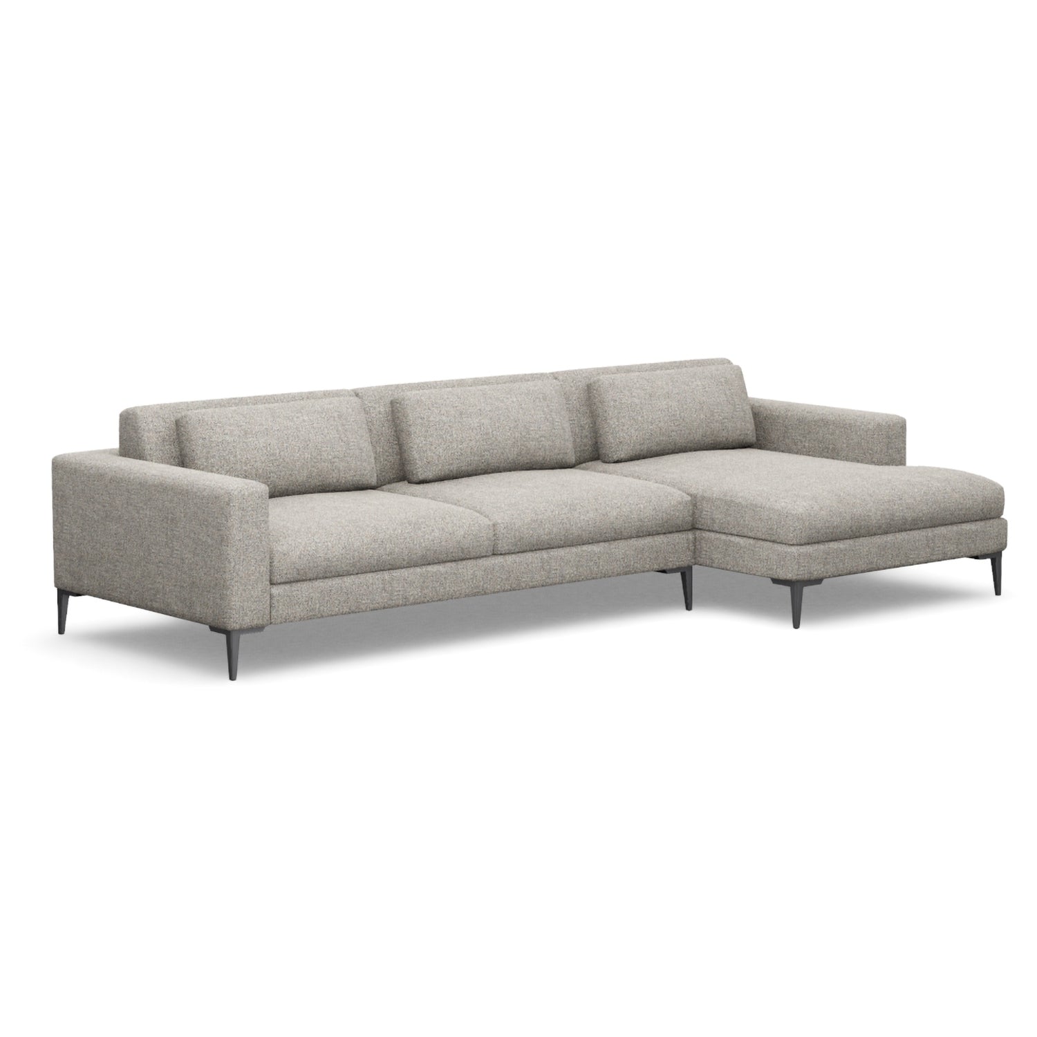 Interlude Home Izzy Right Chaise Sectional Sofa