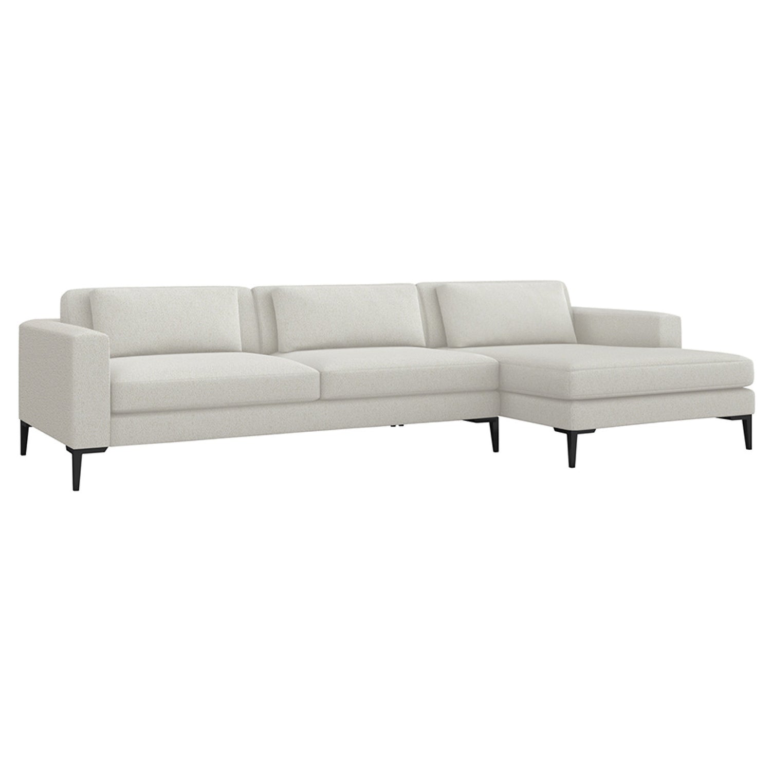 Interlude Home Izzy Right Chaise Sectional Sofa
