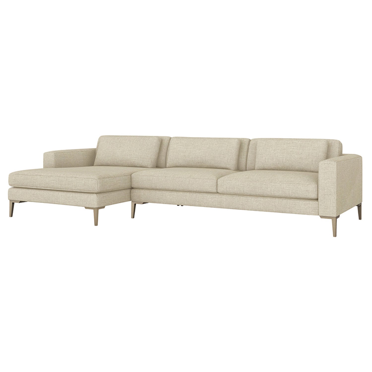 Interlude Home Izzy Left Chaise Sectional Sofa