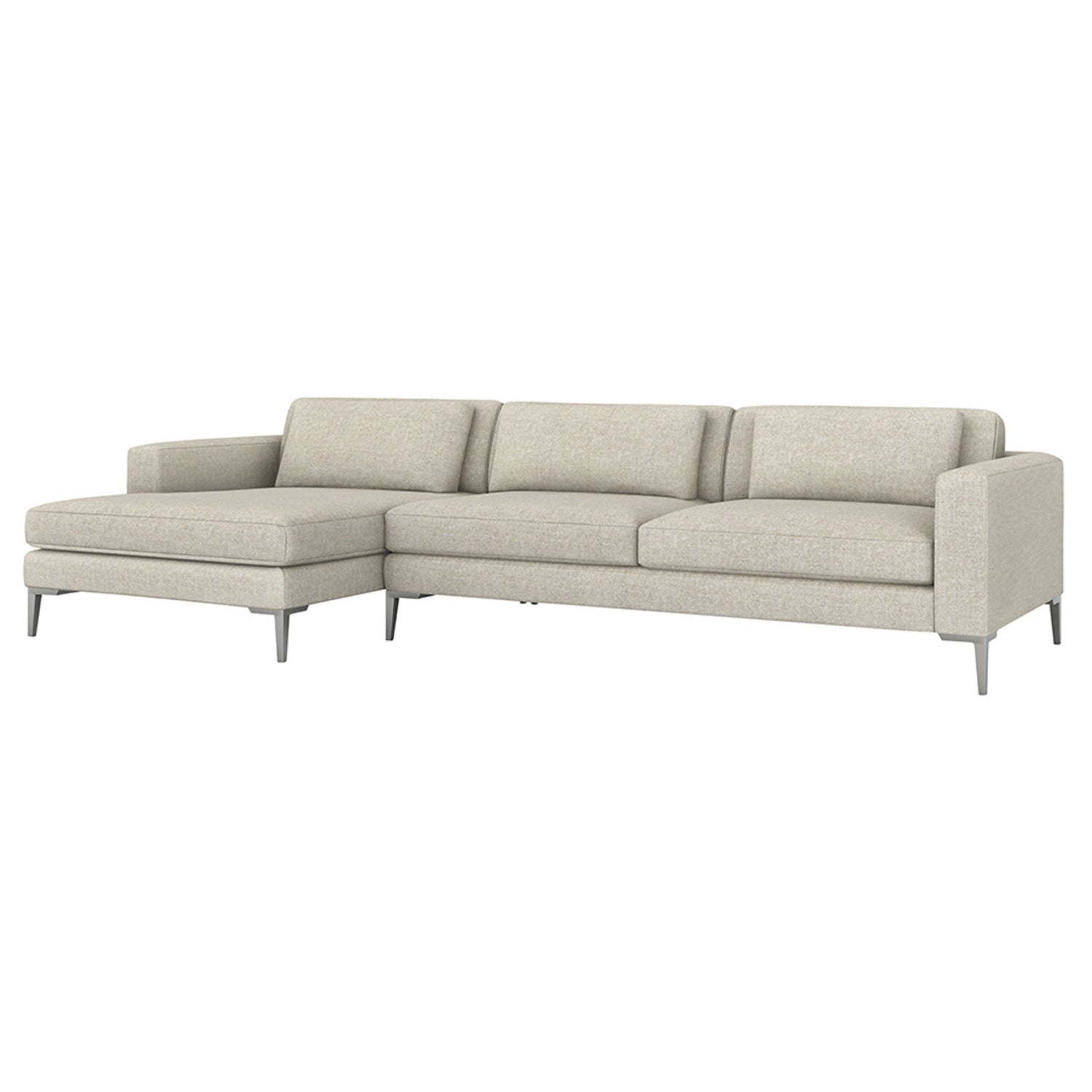 Interlude Home Izzy Left Chaise Sectional Sofa