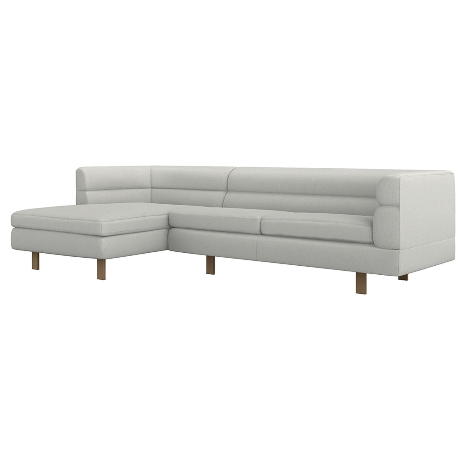 Interlude Home Ornette 2 Piece Chaise Sectional Sofa