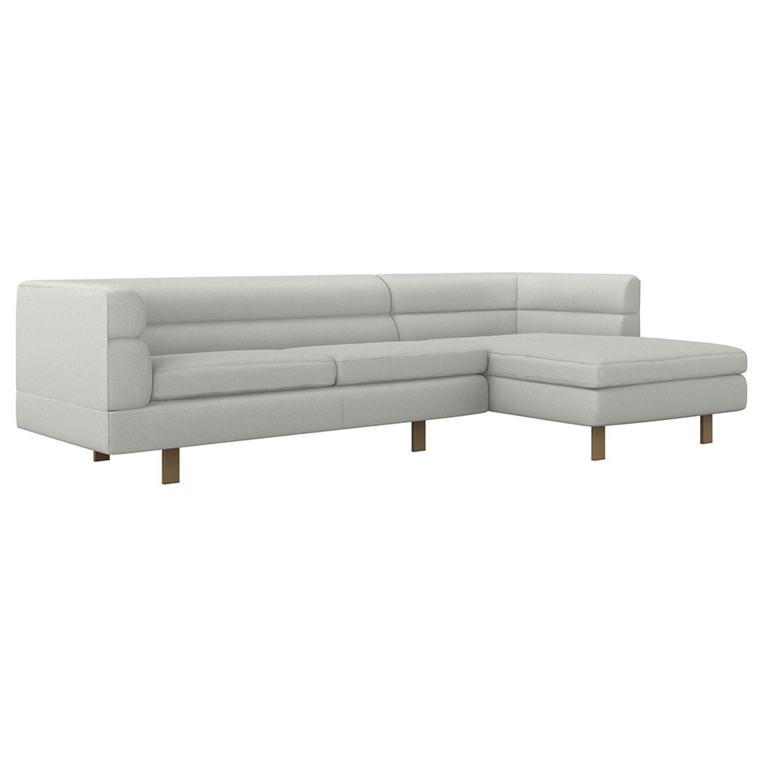 Interlude Home Ornette 2 Piece Chaise Sectional Sofa