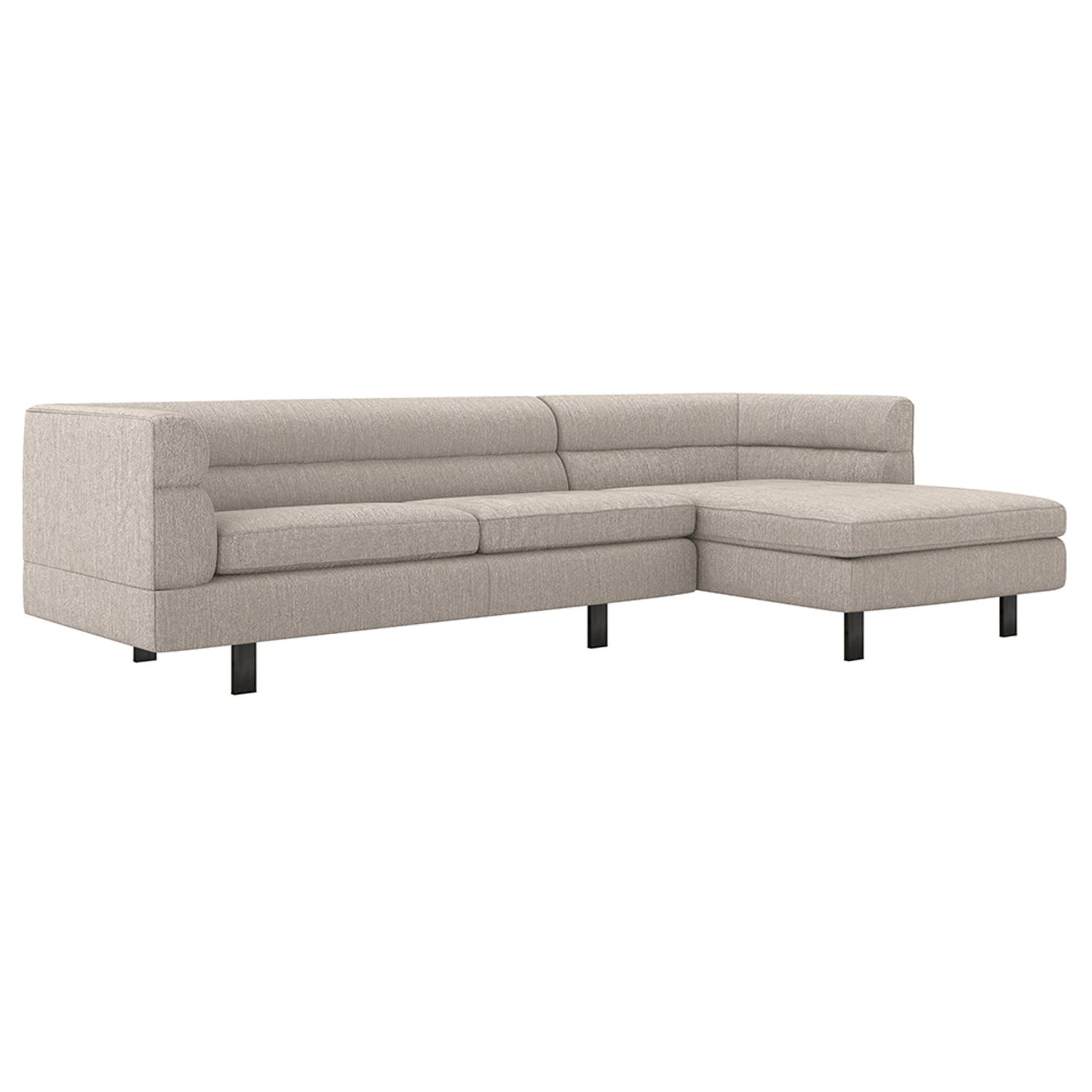 Interlude Home Ornette 2 Piece Chaise Sectional Sofa