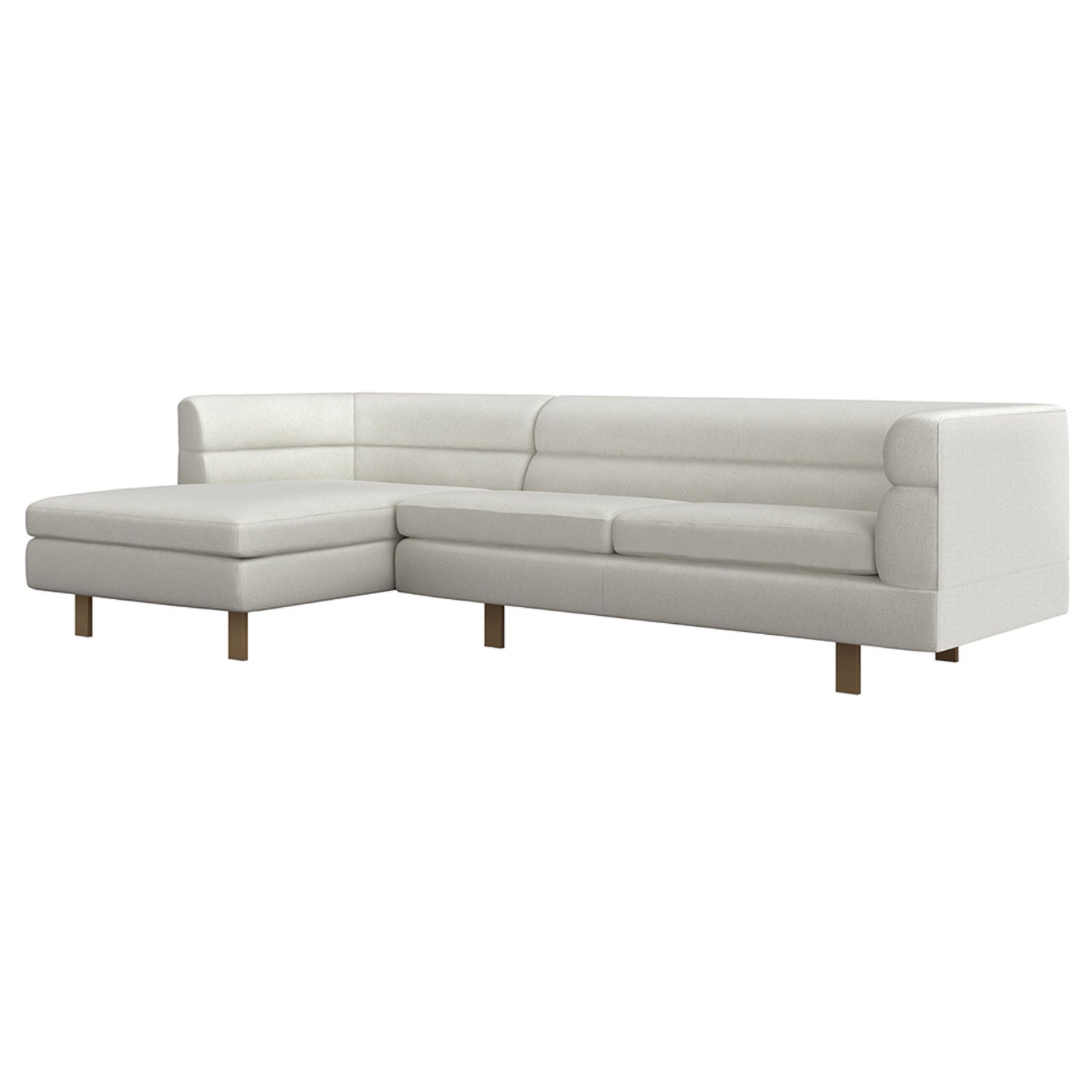 Interlude Home Ornette 2 Piece Chaise Sectional Sofa