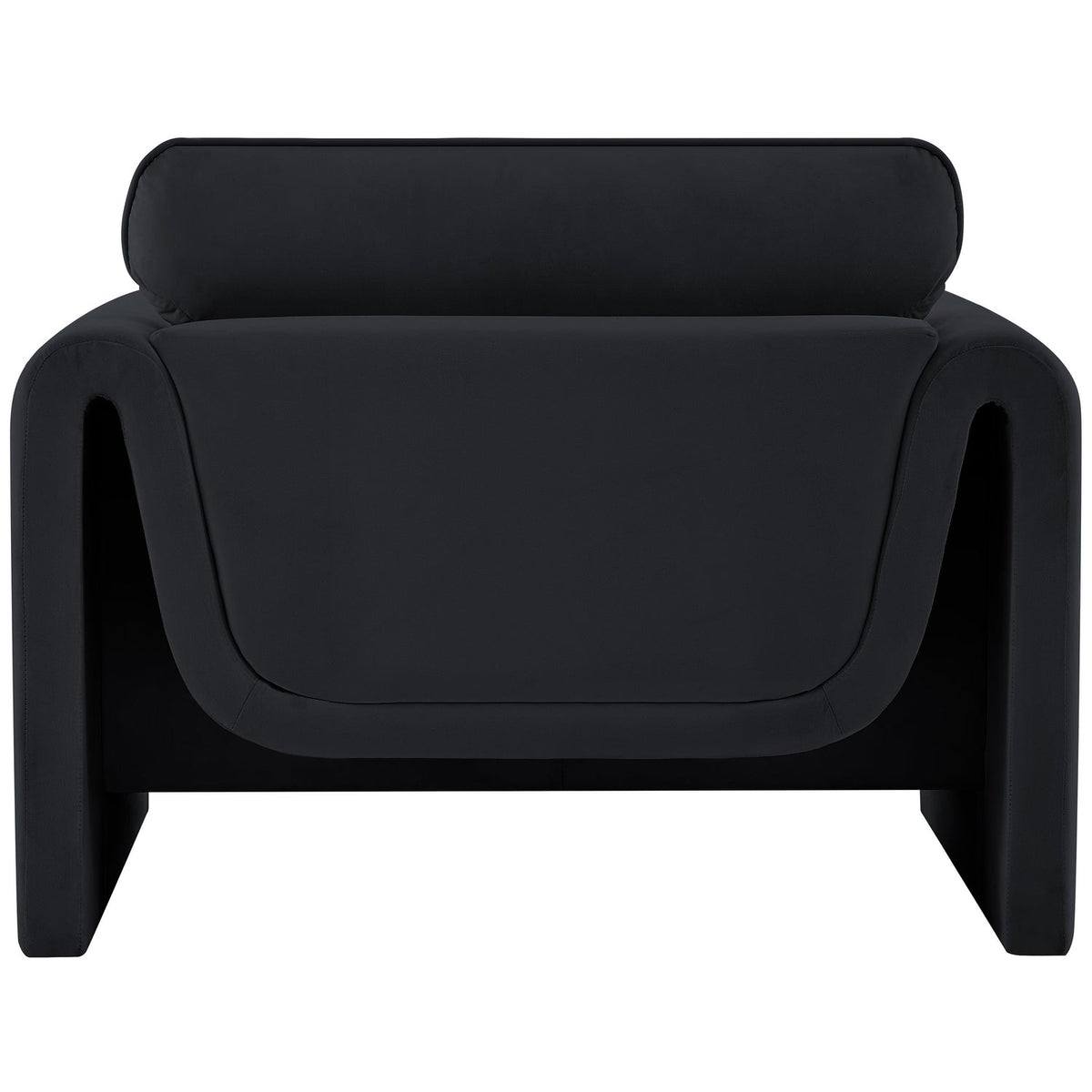 Sloan Black Velvet Upholstered Chair