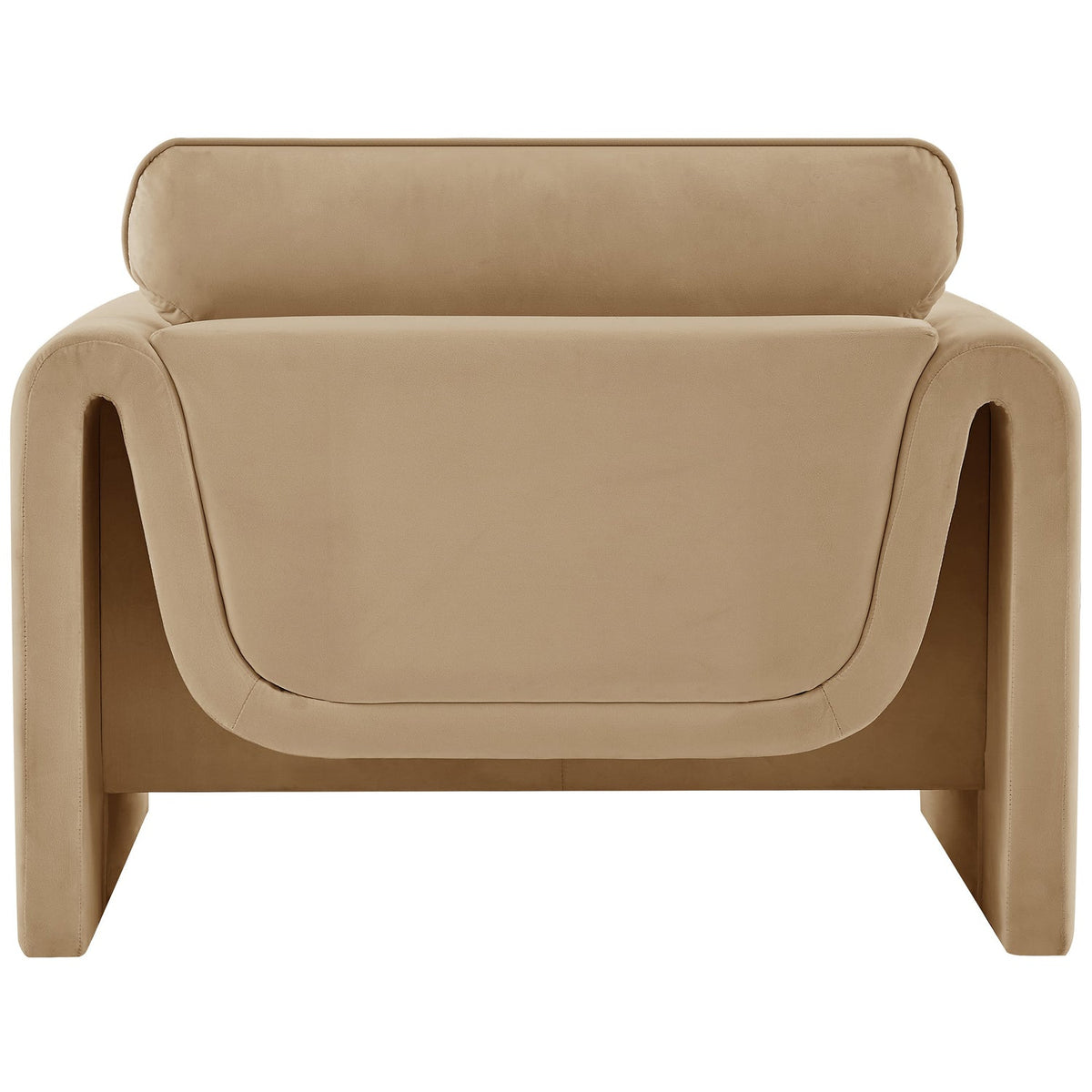 Sloan Camel Velvet Upholstered Chair