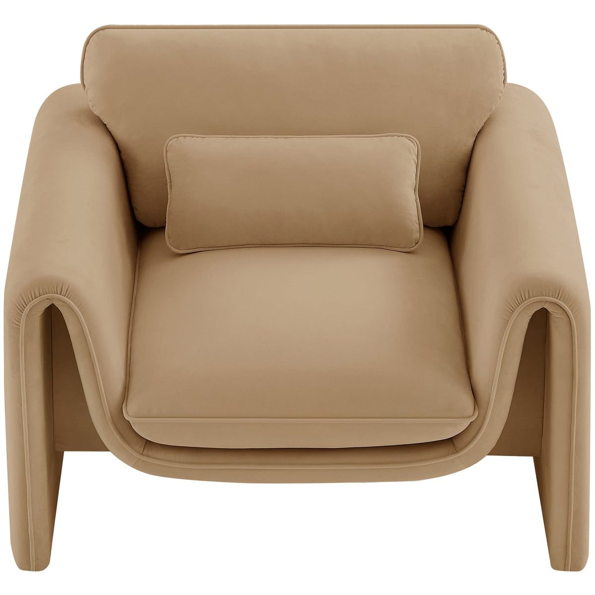Sloan Camel Velvet Upholstered Chair