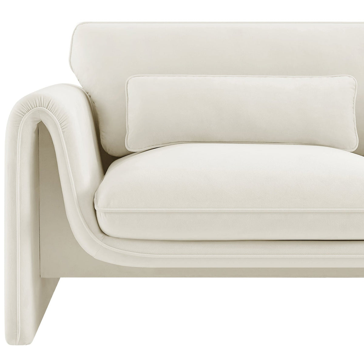 Sloan Cream Velvet Upholstered Chair