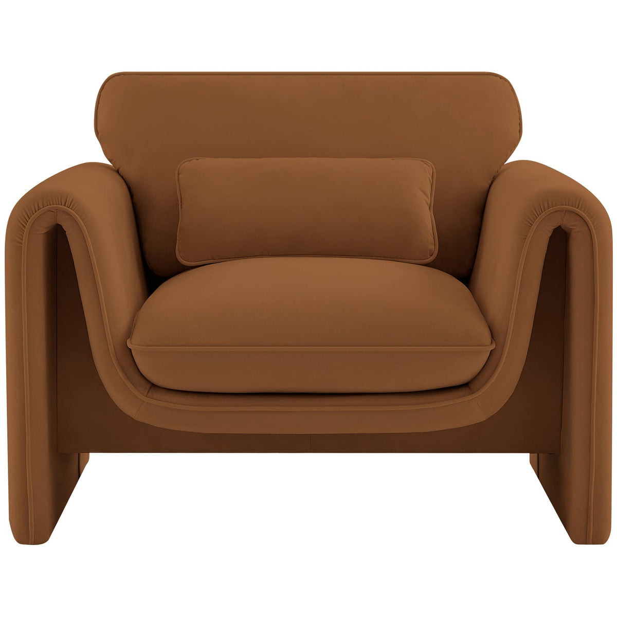 Sloan Saddle Velvet Upholstered Chair