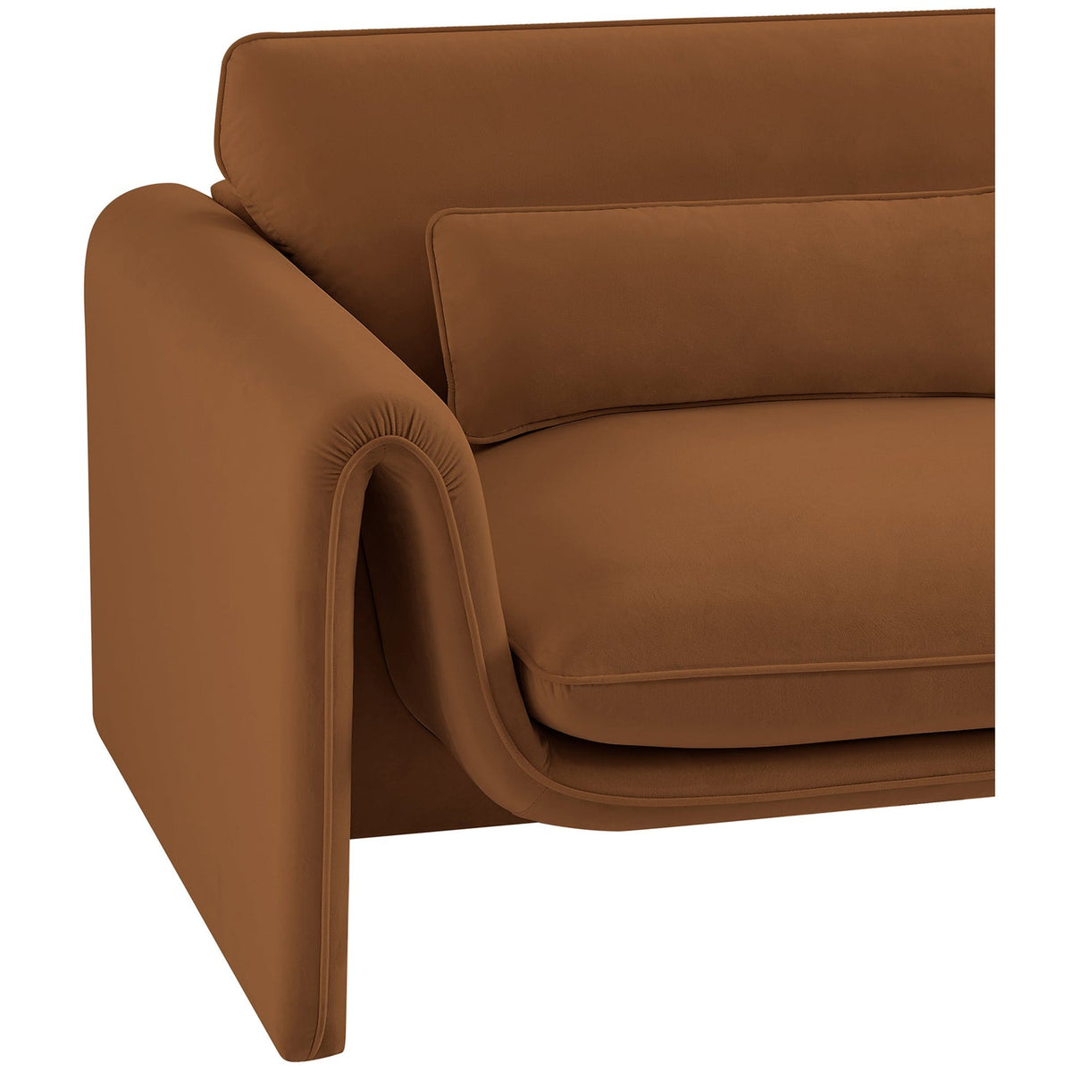 Sloan Saddle Velvet Upholstered Chair