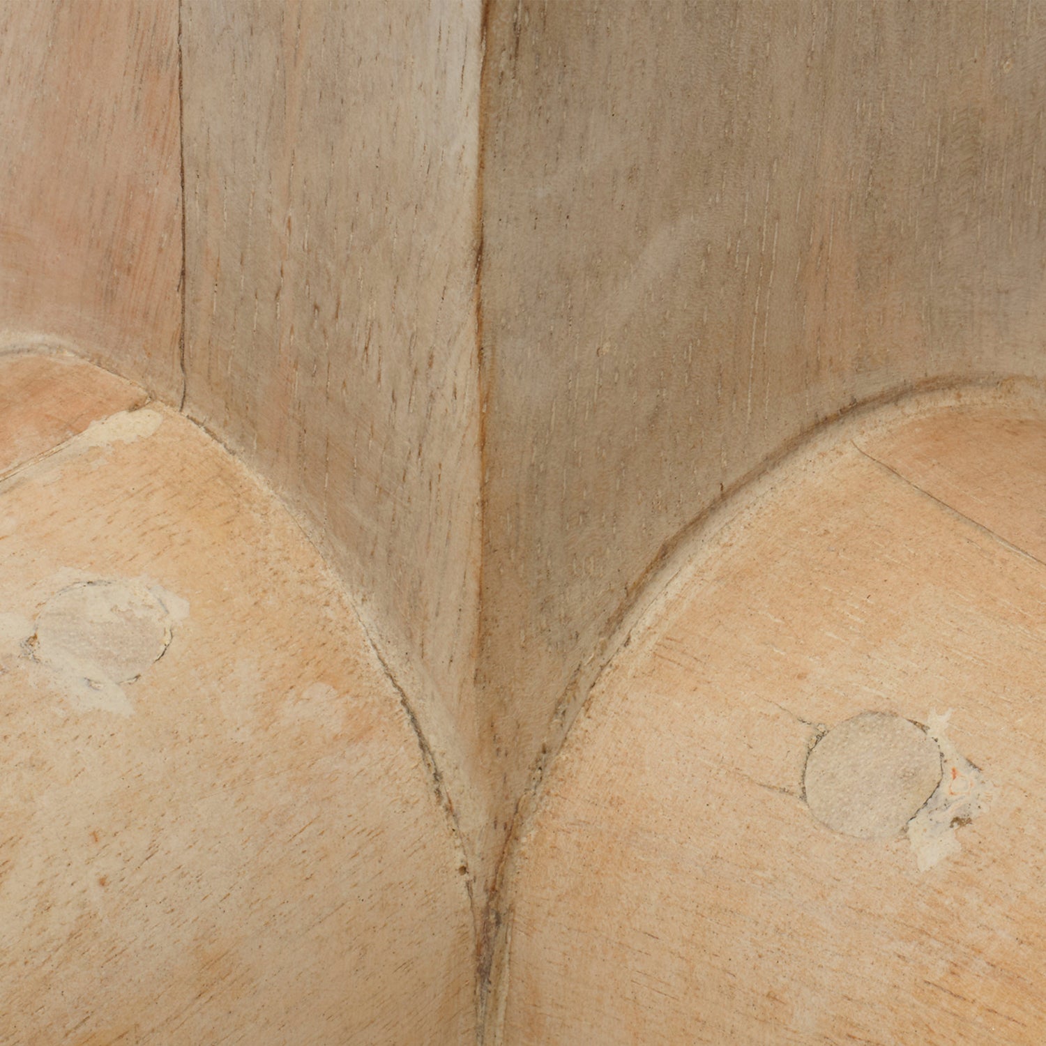 Jamie Young Charleston White Washed Wood Floor Lamp