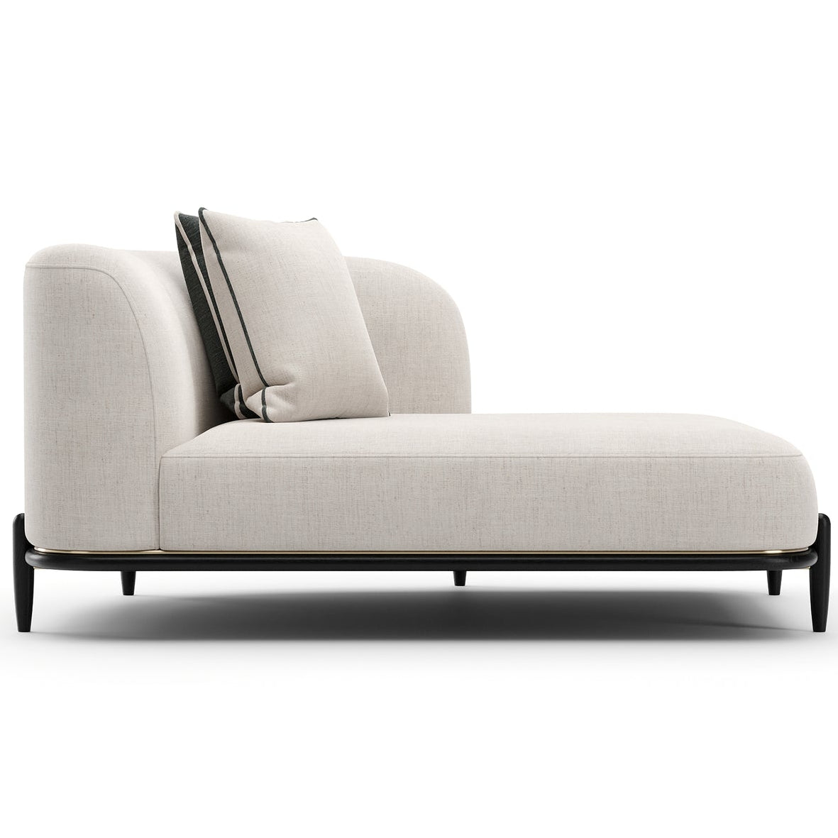Caracole Madera Oatmeal RAF Modular Chaise