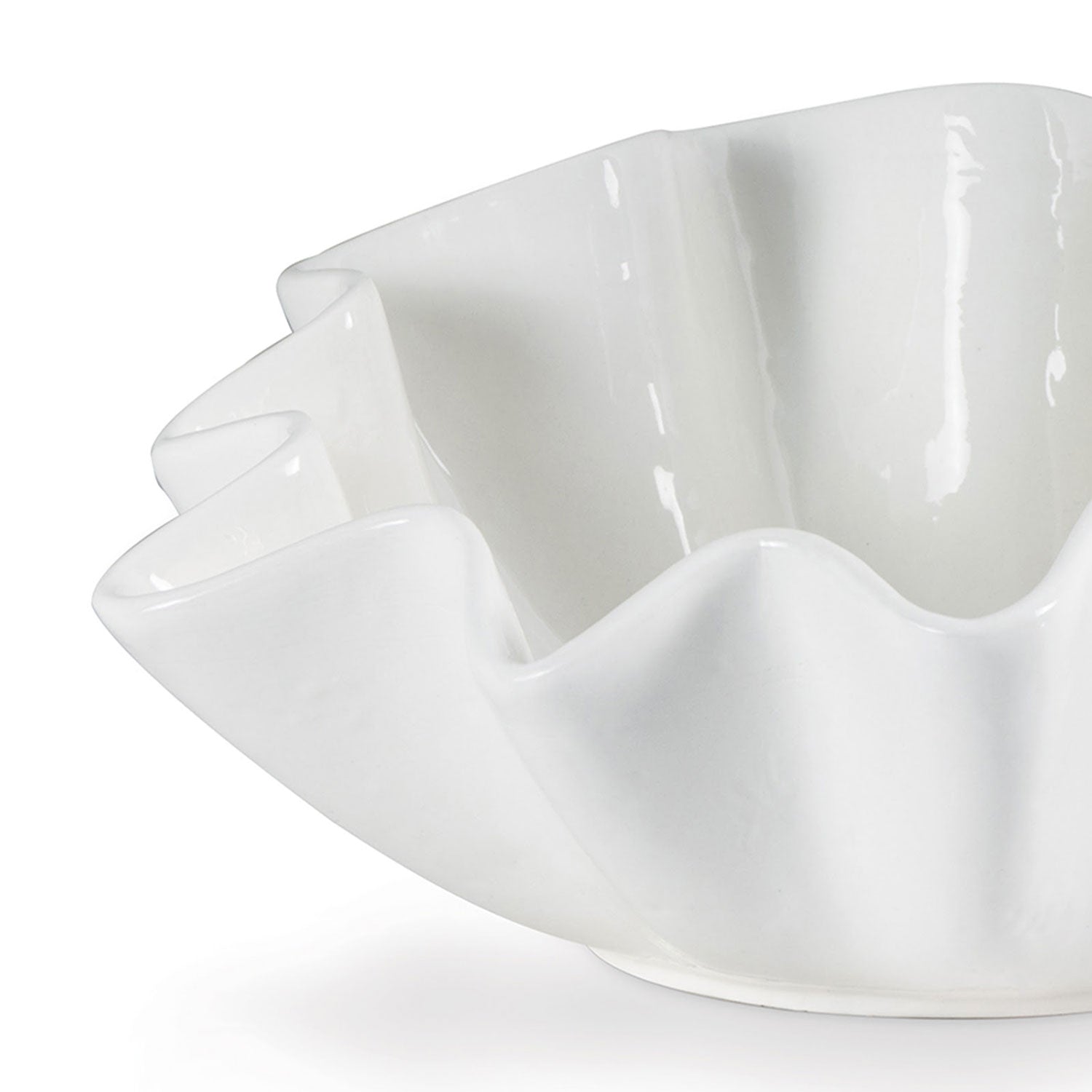 Regina Andrew Ruffle Ceramic Bowl