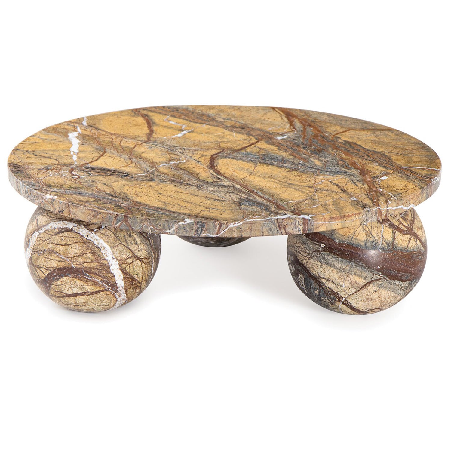 Regina Andrew Marlow Brown Marble Plate