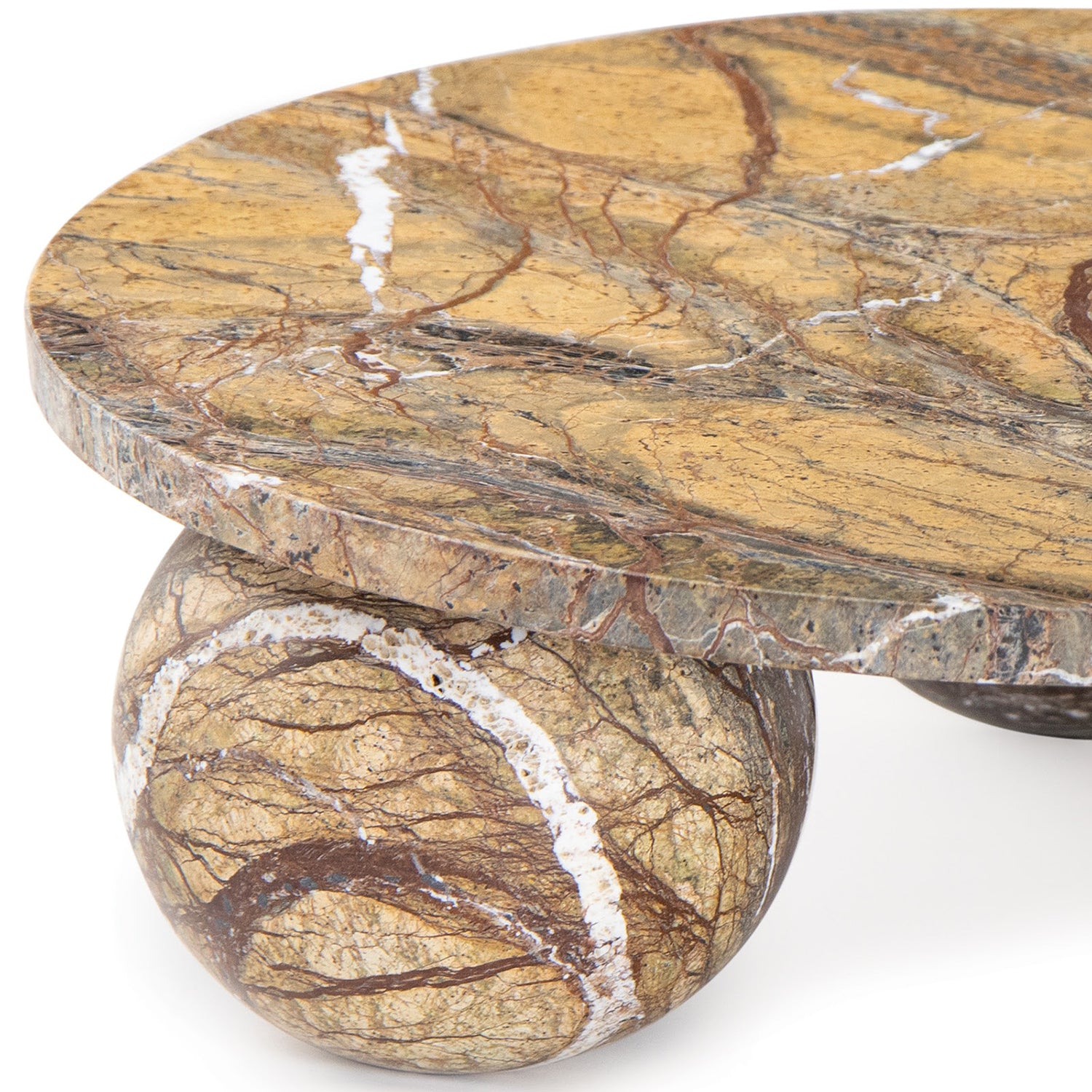 Regina Andrew Marlow Brown Marble Plate