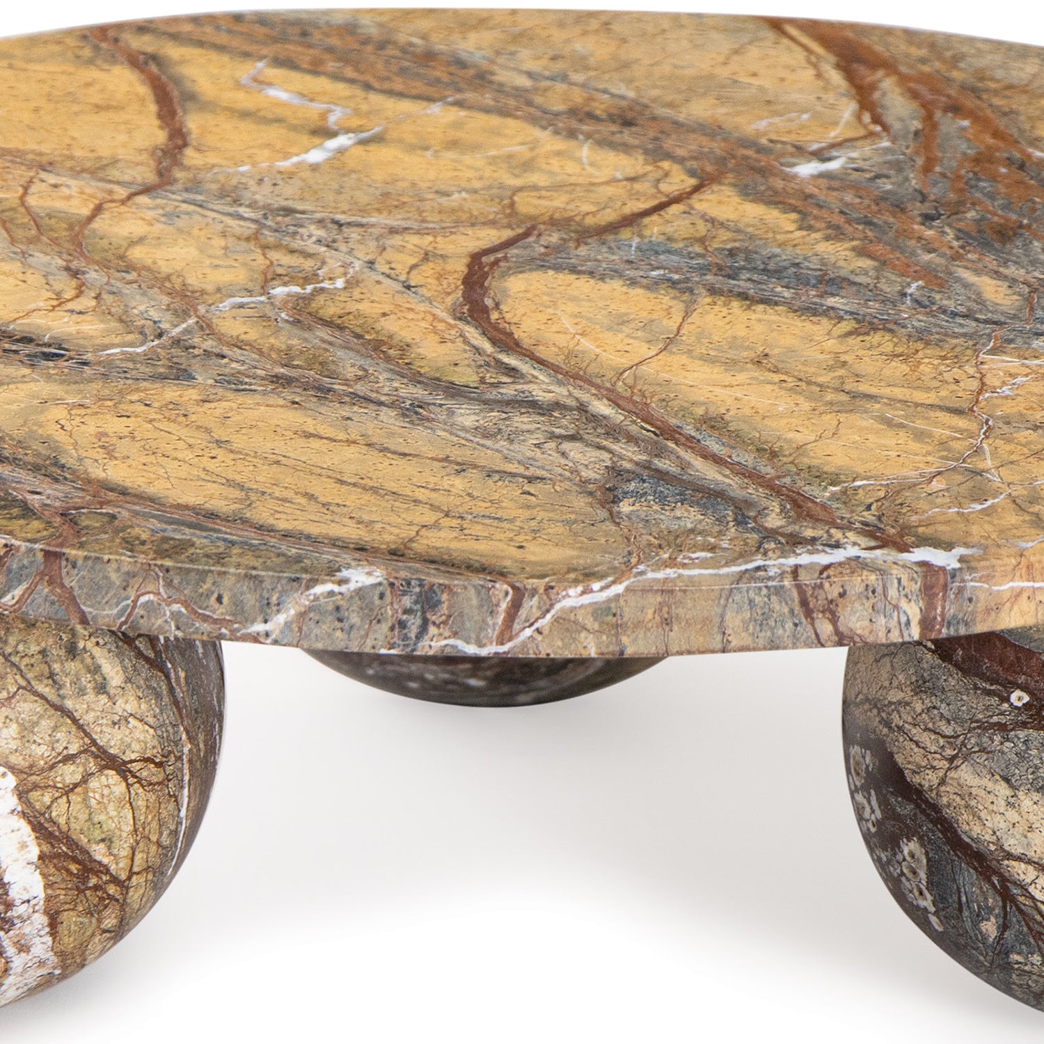 Regina Andrew Marlow Brown Marble Plate