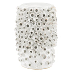 Currey & Co Barnacle White Accent Table