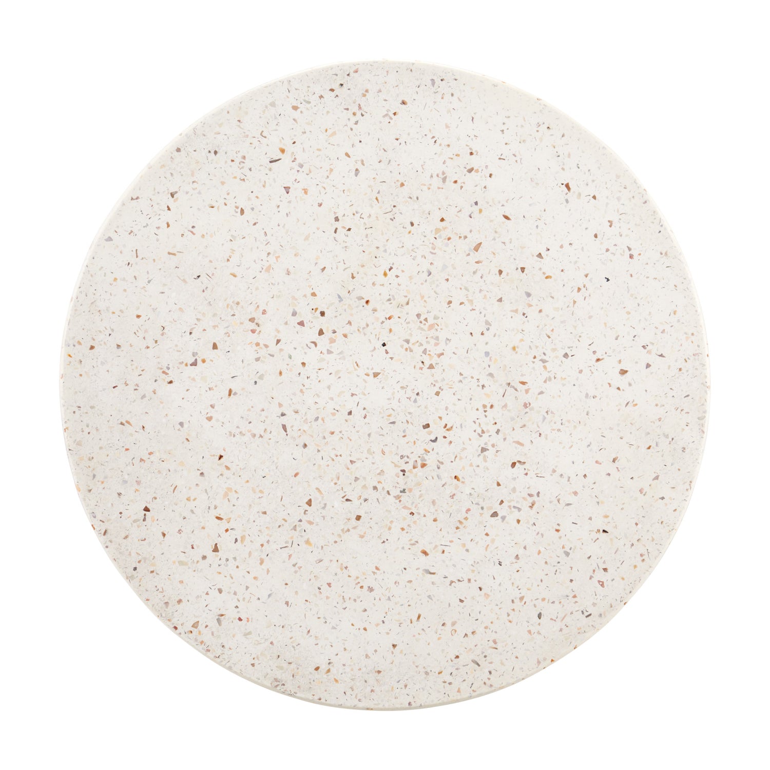 Currey & Co Ridge Ivory Terrazzo Accent Table