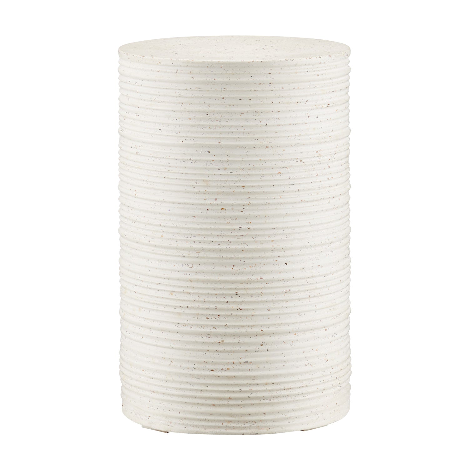 Currey & Co Cresta Ivory Terrazzo Drinks Table