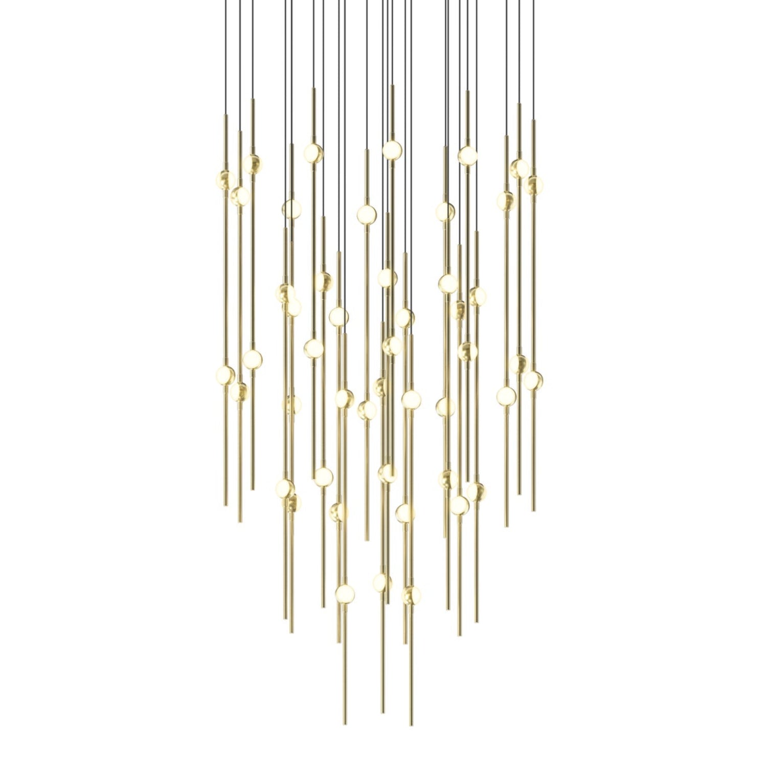 Sonneman Constellation Satin Brass 2014.38W Pendant