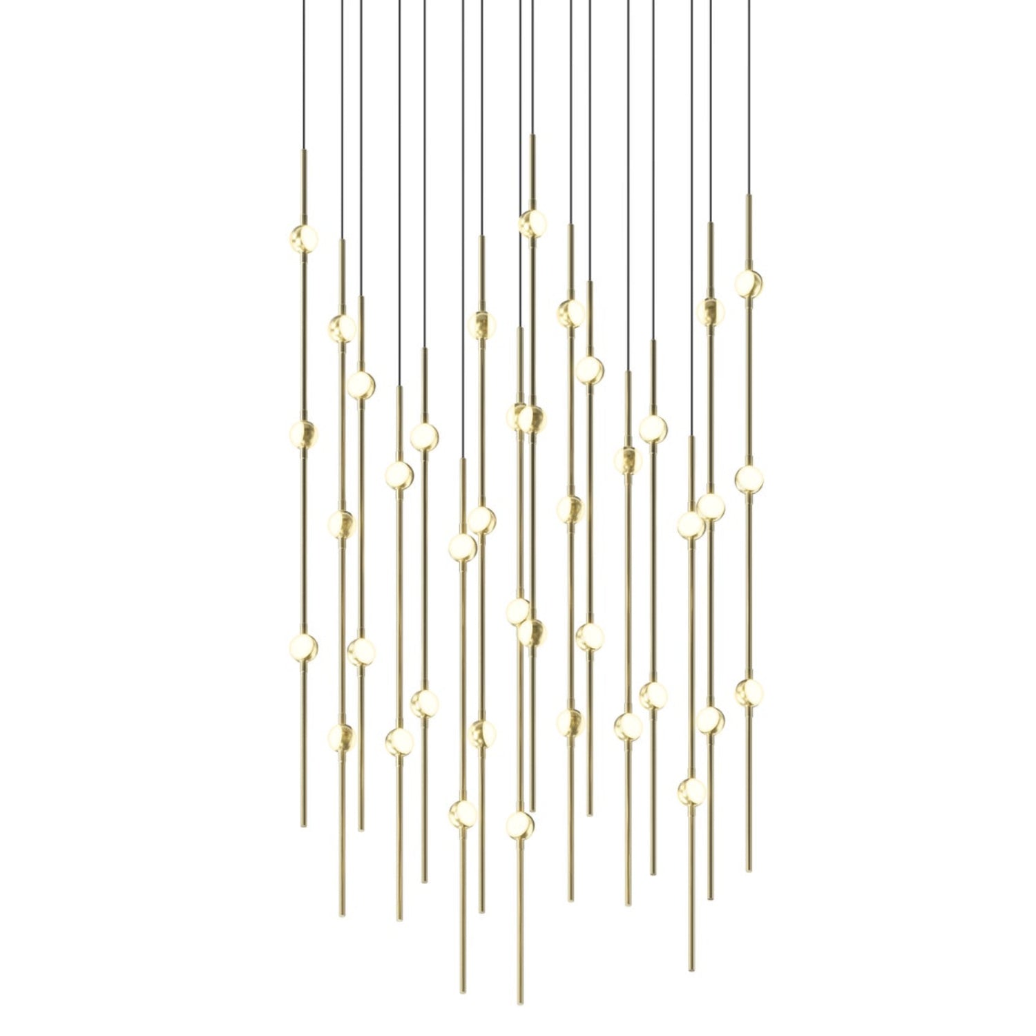 Sonneman Constellation Satin Brass 2015.38W Pendant
