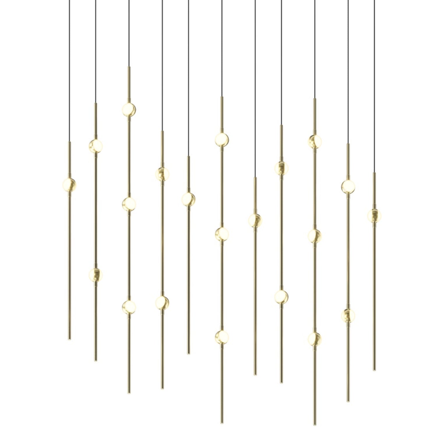 Sonneman Constellation Satin Brass 2016.38W-27 Pendant