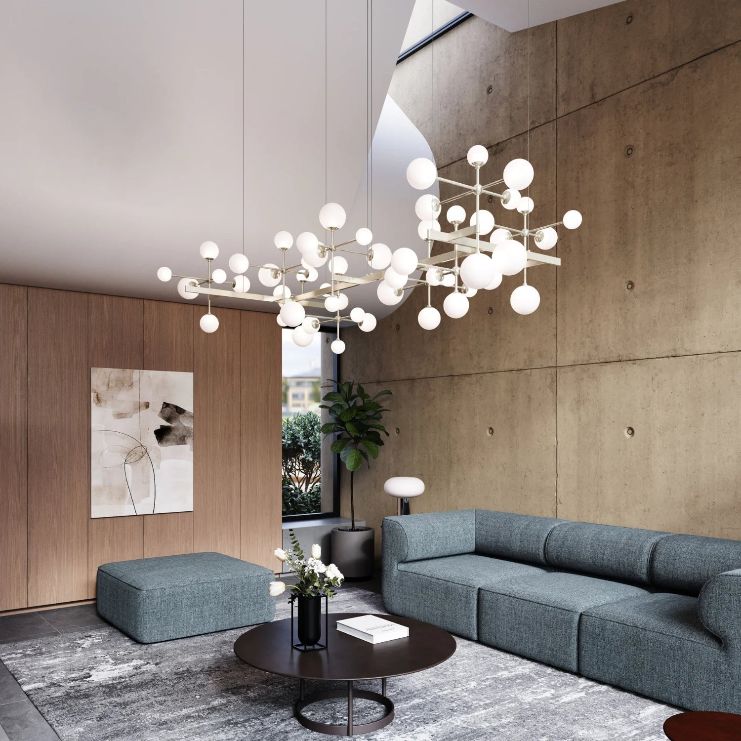 Sonneman Nebula Satin Nickel 2066.13 Pendant