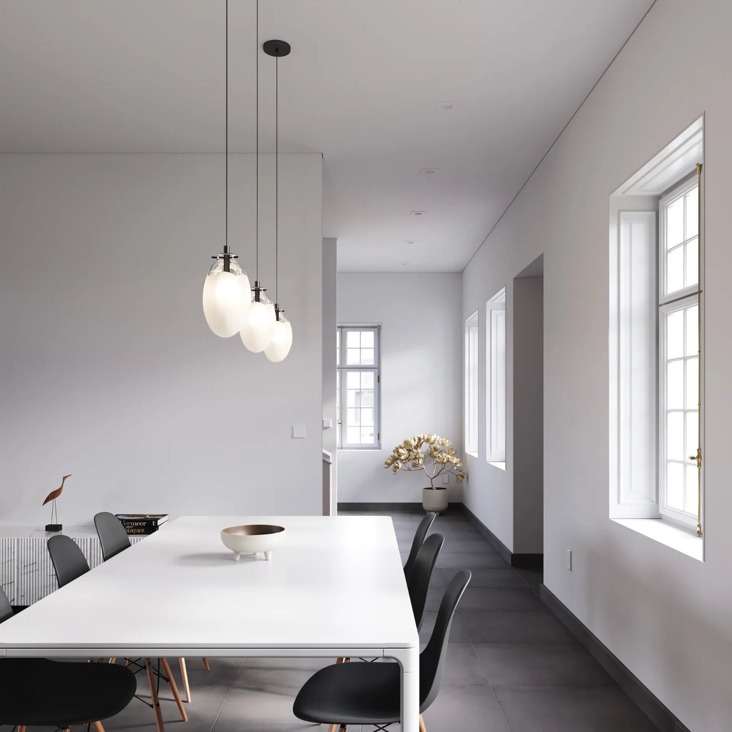 Sonneman Liquid Satin Black 2970.25W Pendant