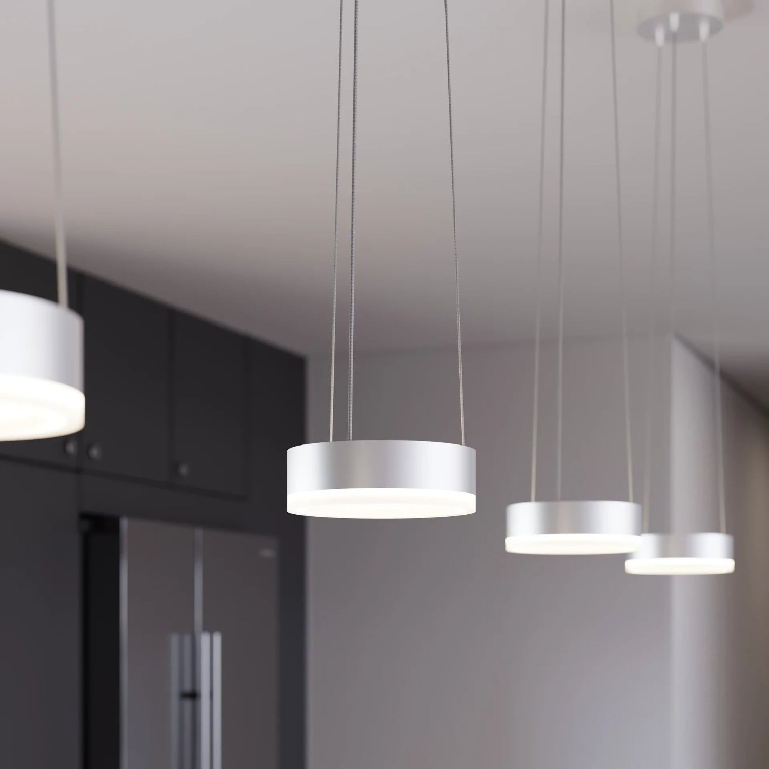 Sonneman Corona Bright Satin Aluminum 2311.16 Pendant