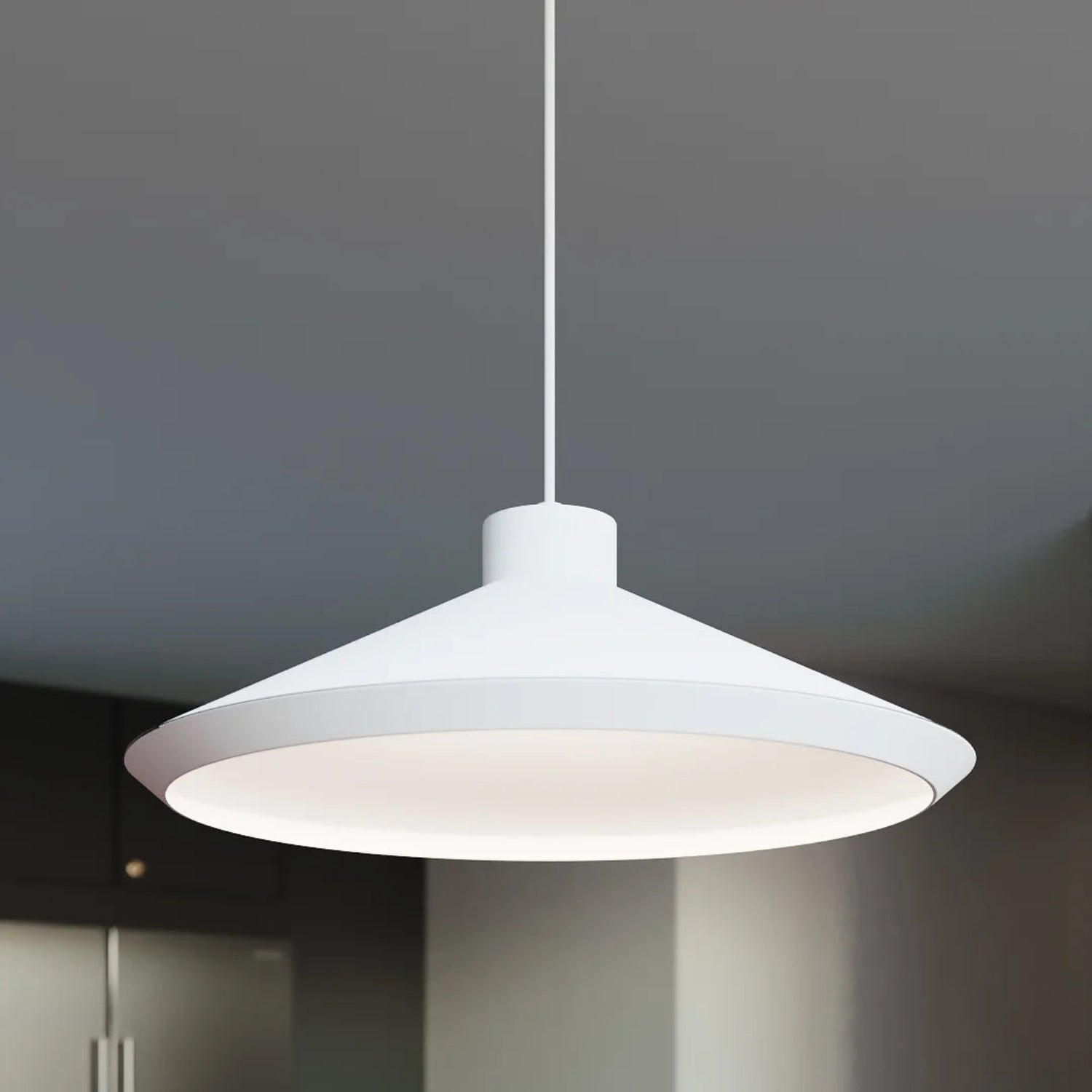 Sonneman Koma Satin White 2754.03-E Pendant