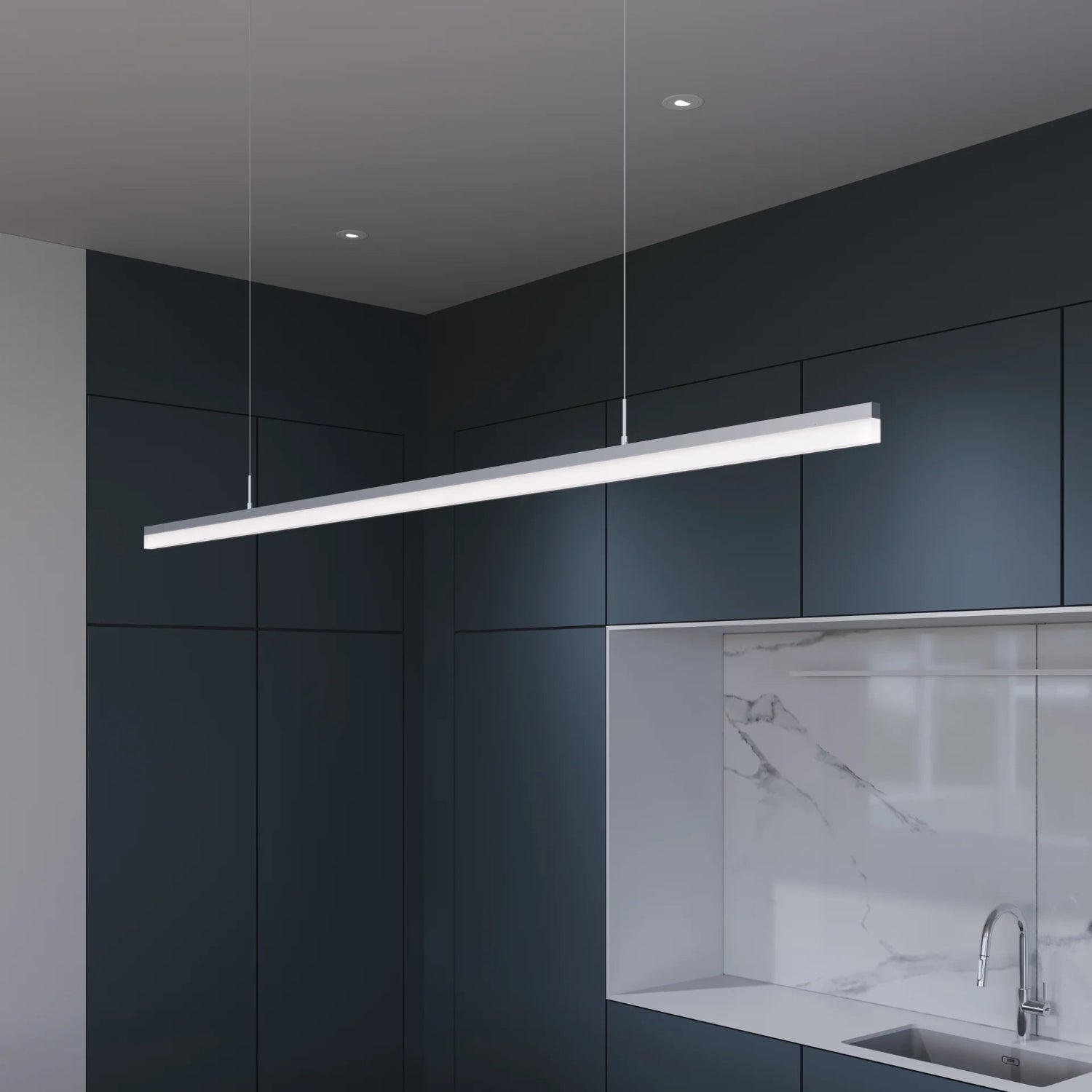 Sonneman Stiletto Bright Satin Aluminum 2349.16 Pendant