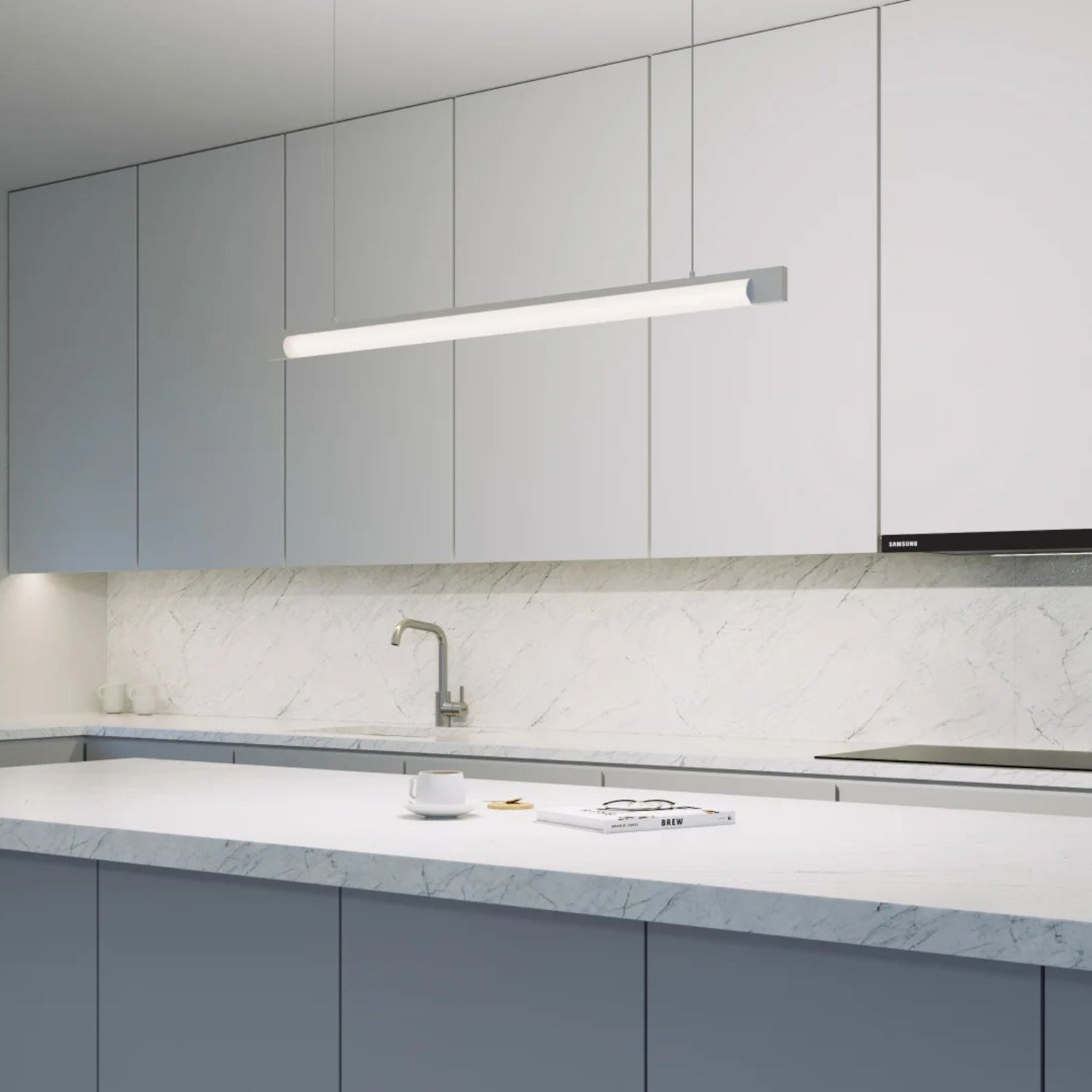 Sonneman Keel Bright Satin Aluminum 3826.16 Pendant