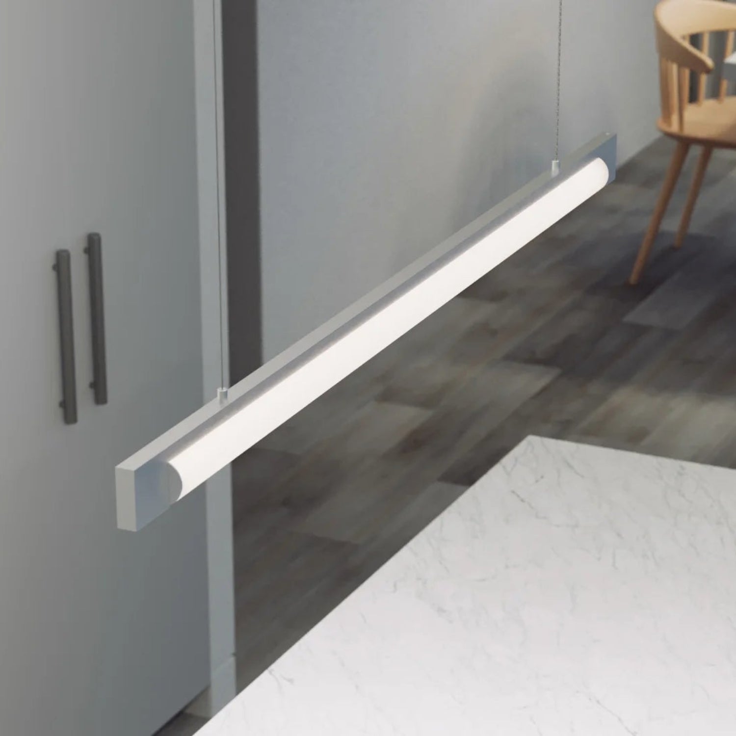 Sonneman Keel Bright Satin Aluminum 3826.16 Pendant