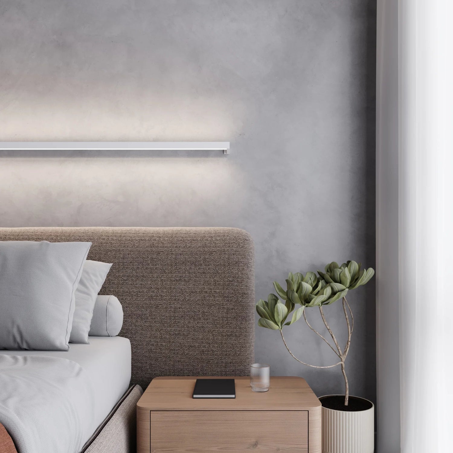 Sonneman Thin-Line Satin White 2812.03-8 Wall Sconce
