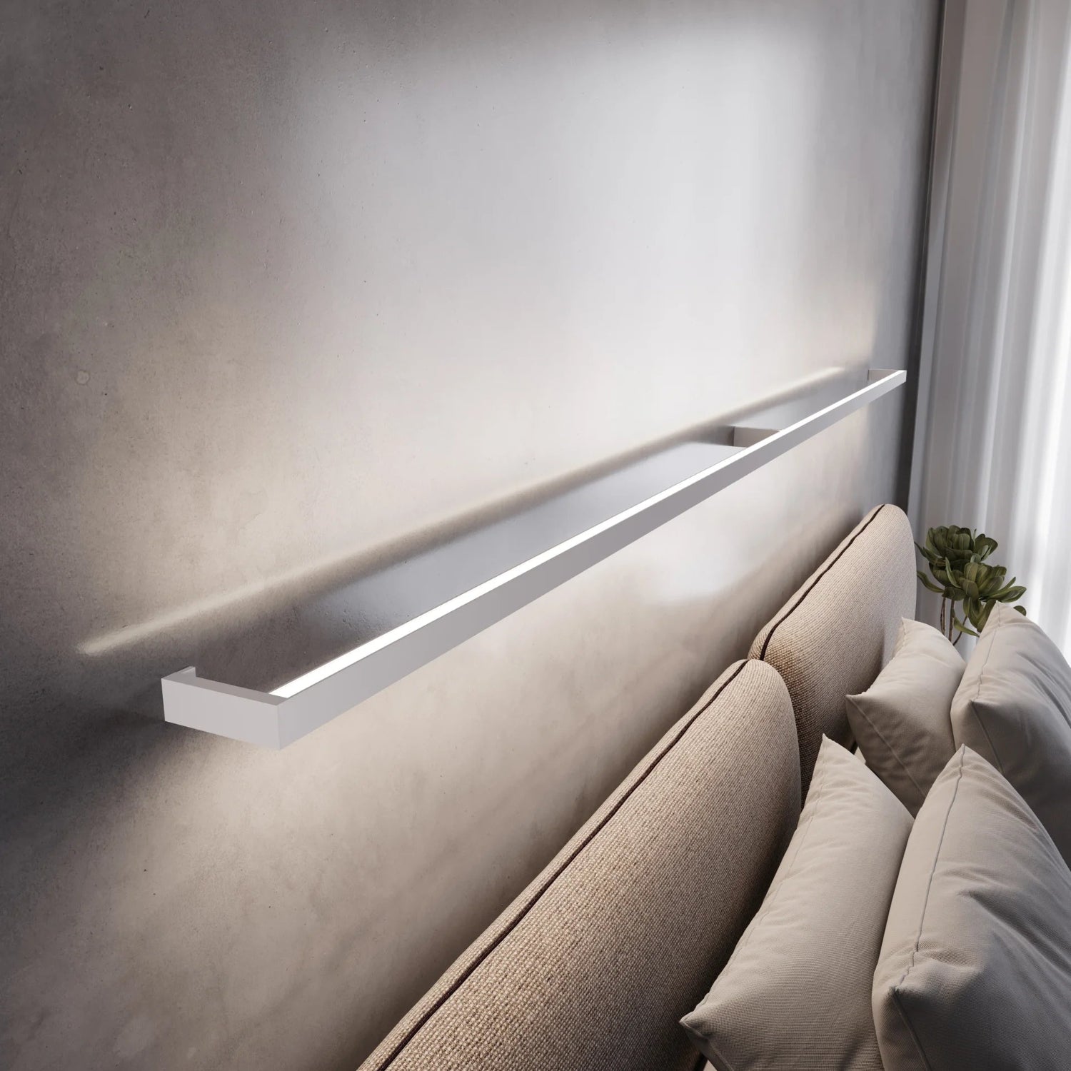 Sonneman Thin-Line Satin White 2812.03-8 Wall Sconce
