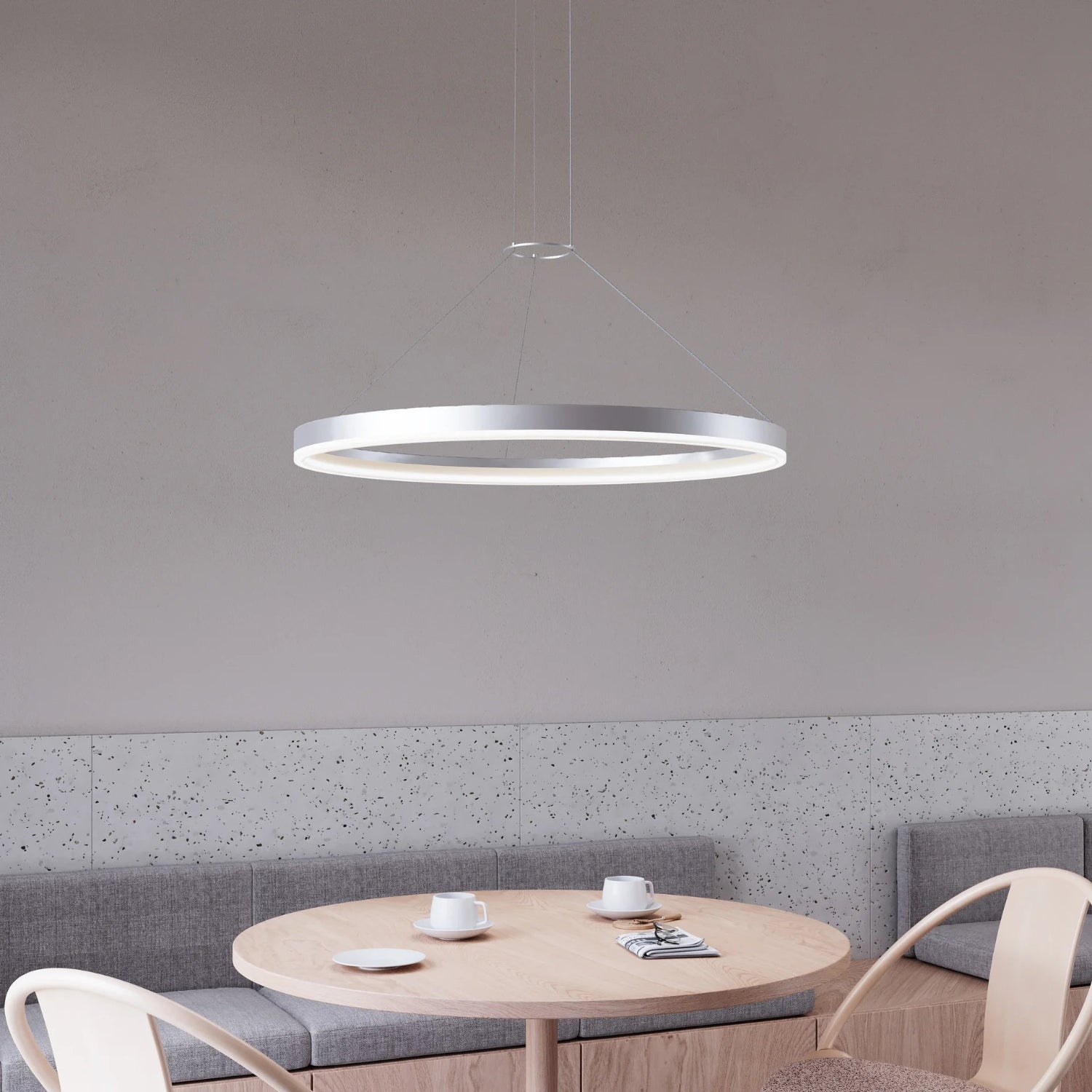 Sonneman Corona Bright Satin Aluminum 2317.16 Pendant