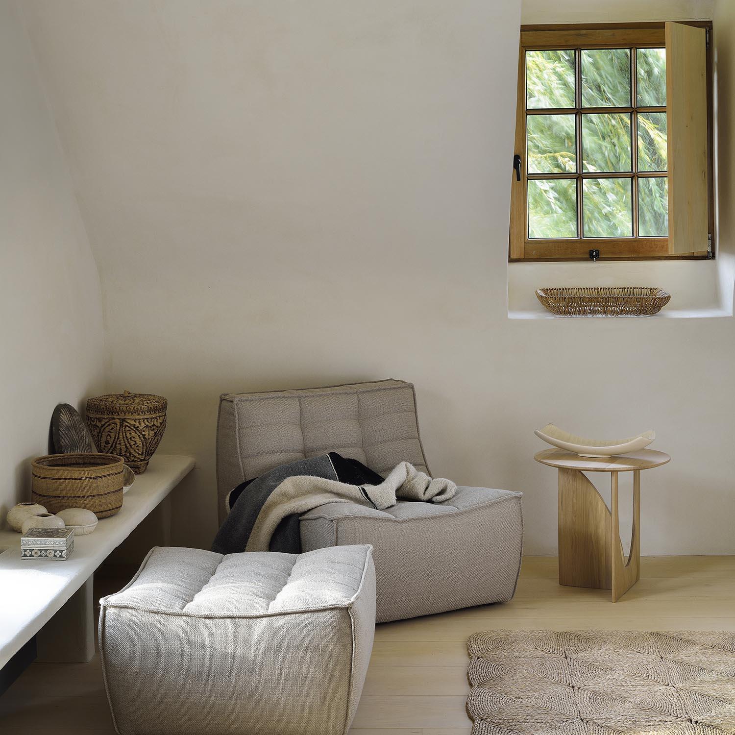 Ethnicraft Geometric Side Table