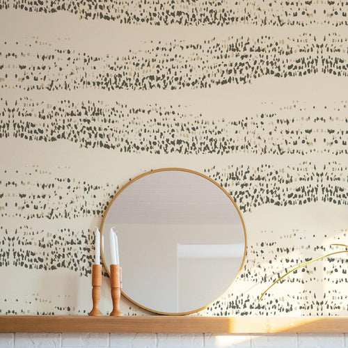 Mitchell Black Reflections Wallpaper