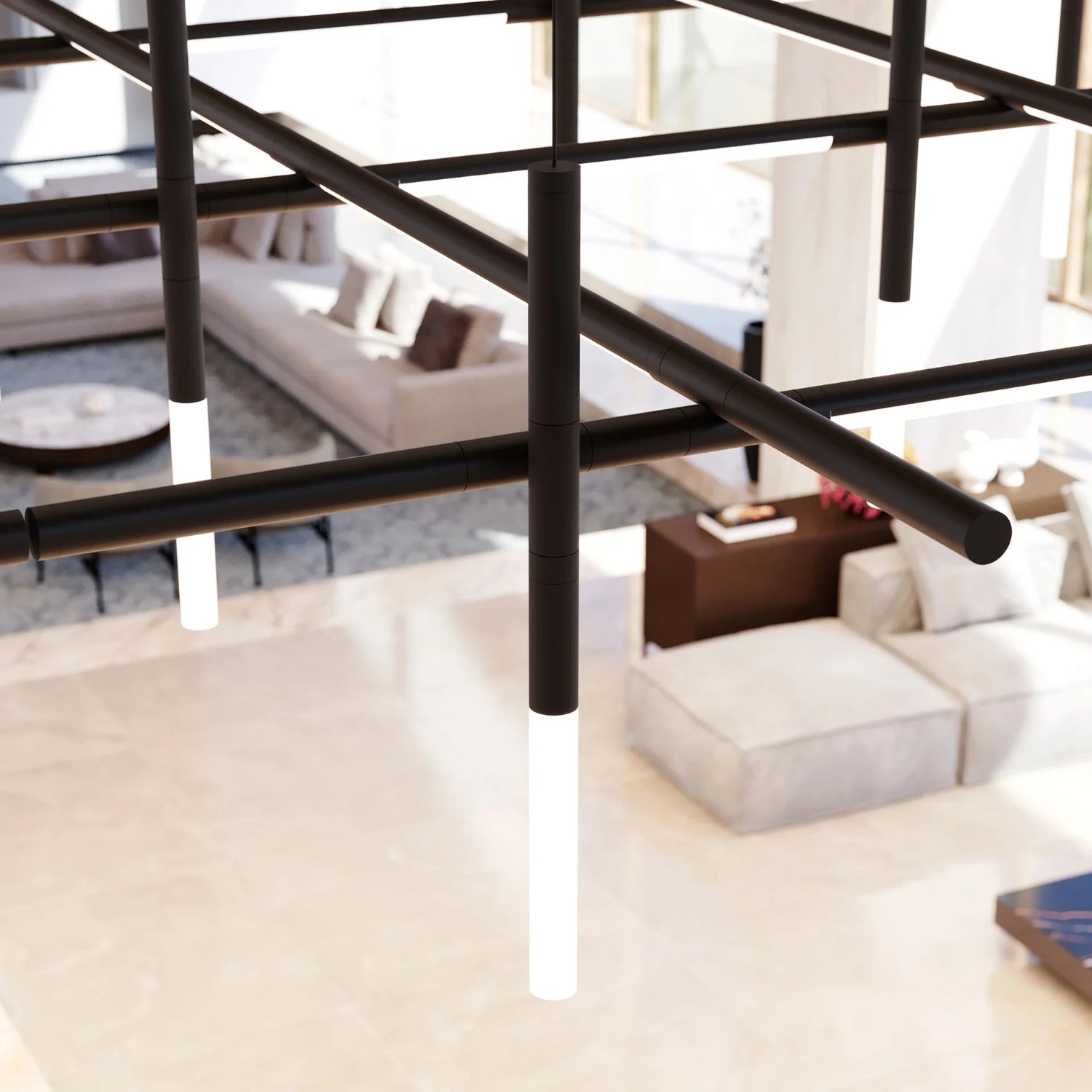 Sonneman Labyrinth Satin Black 2105.25 Pendant