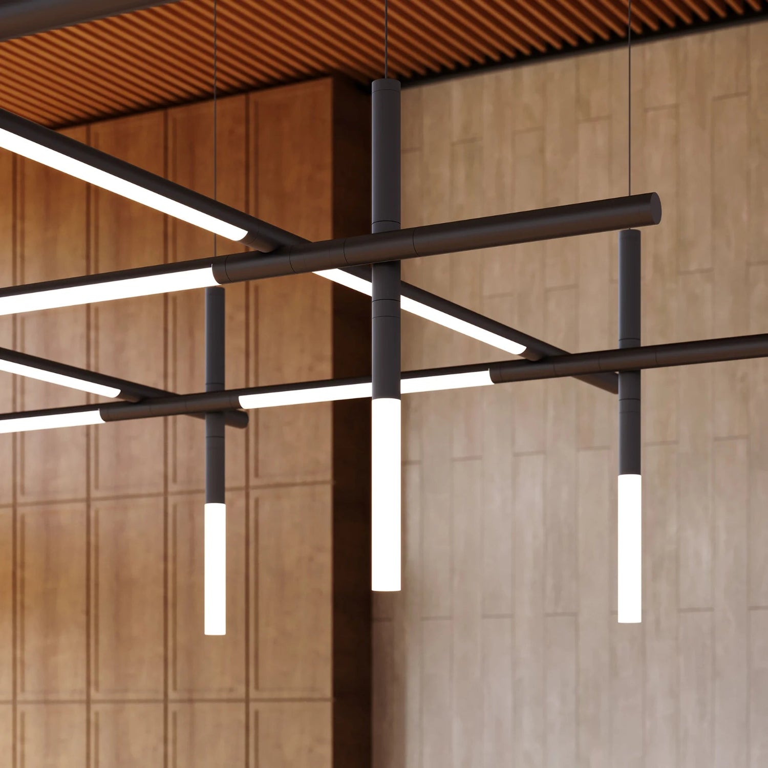 Sonneman Labyrinth Satin Black 2105.25 Pendant