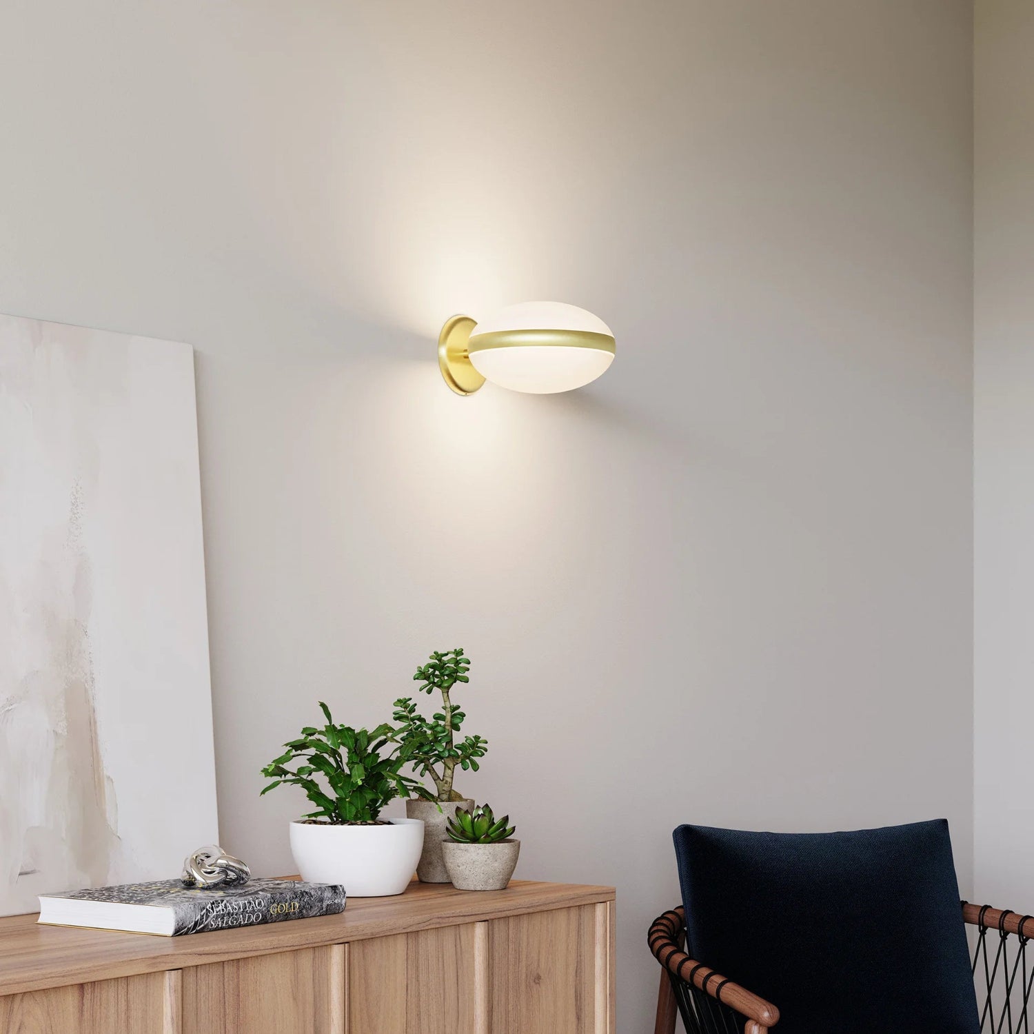 Sonneman Pillows Brass 3610.14 Wall Sconce