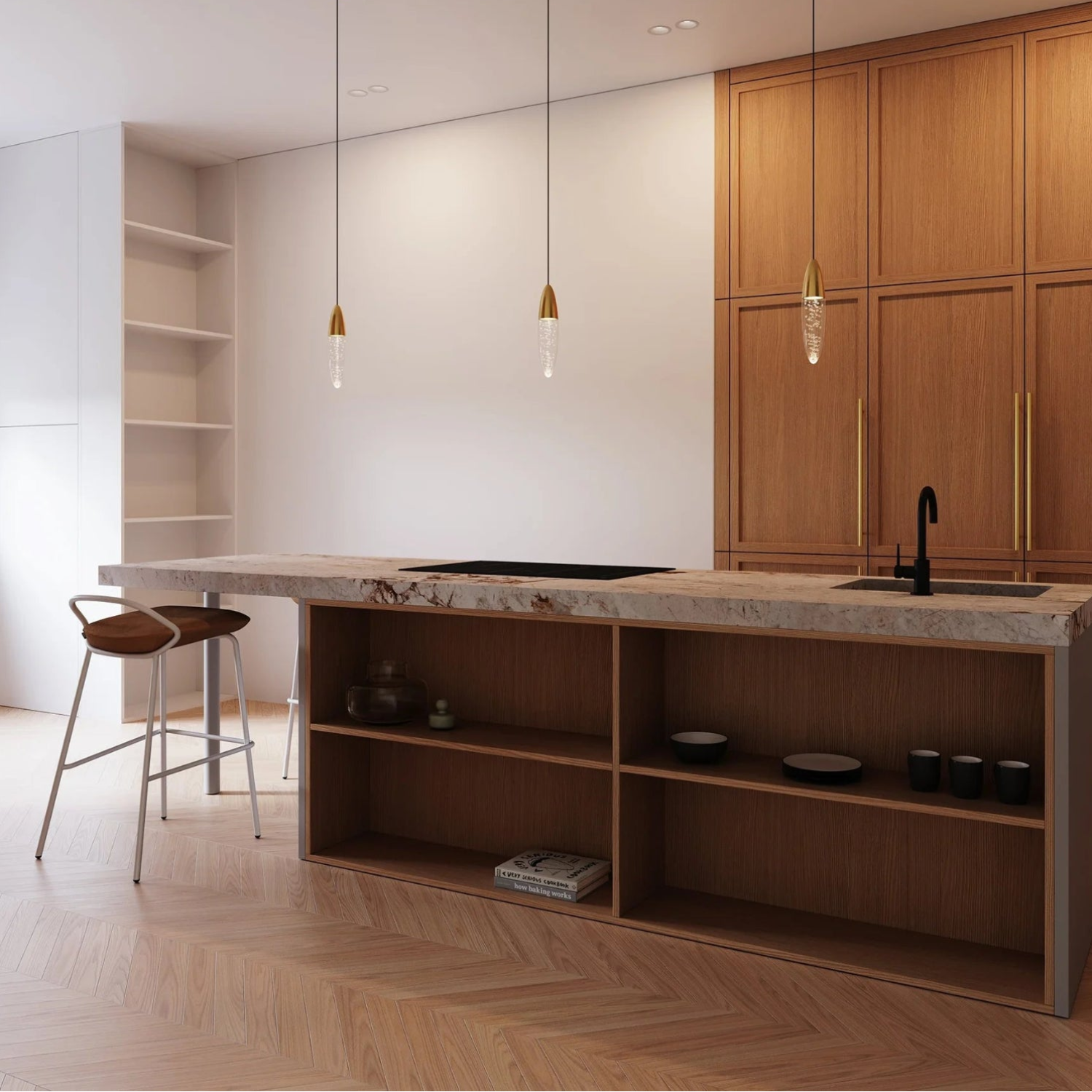 Sonneman Sultana Satin Brass 4160.38 Pendant