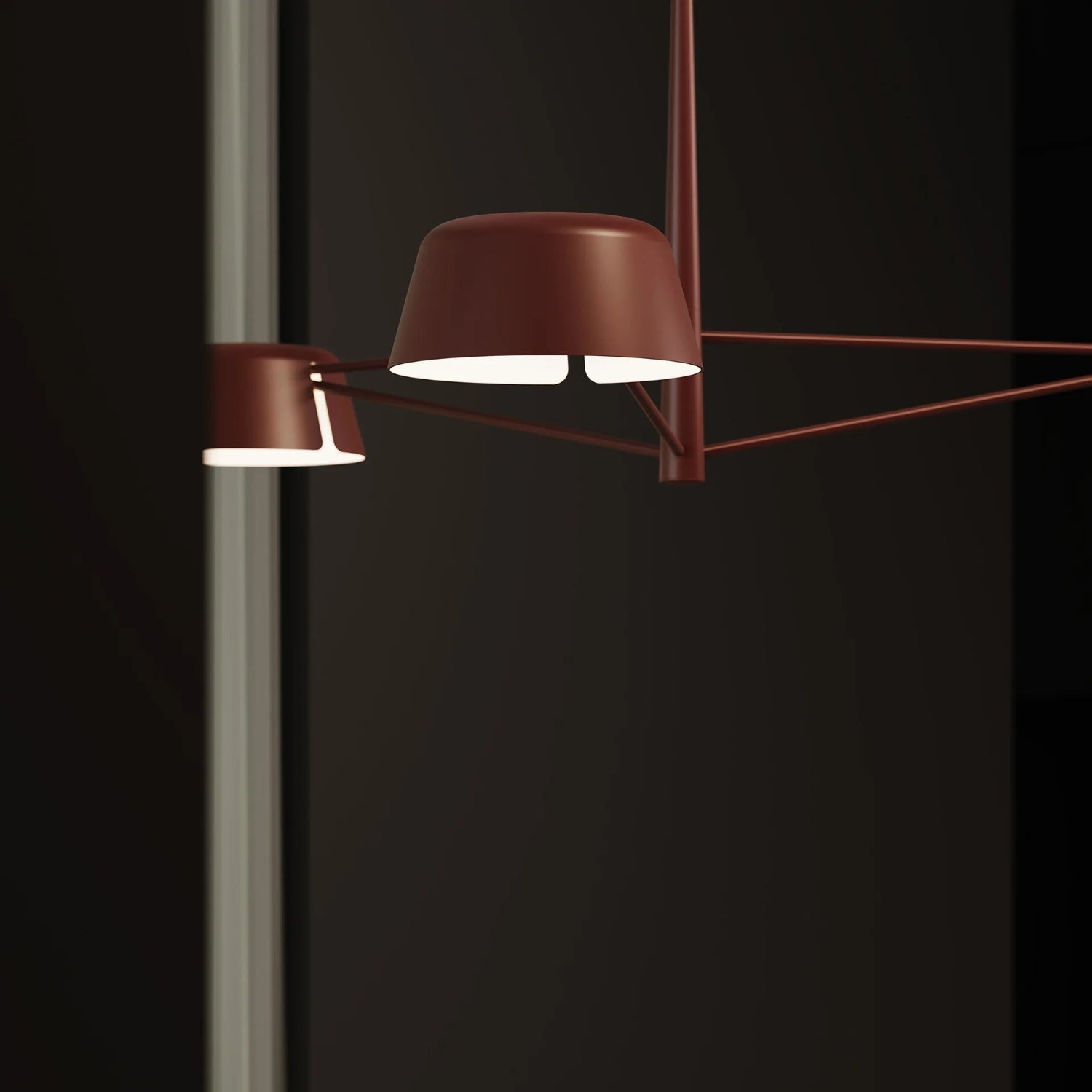 Sonneman Ray Oxide Red 2033.73 Chandelier